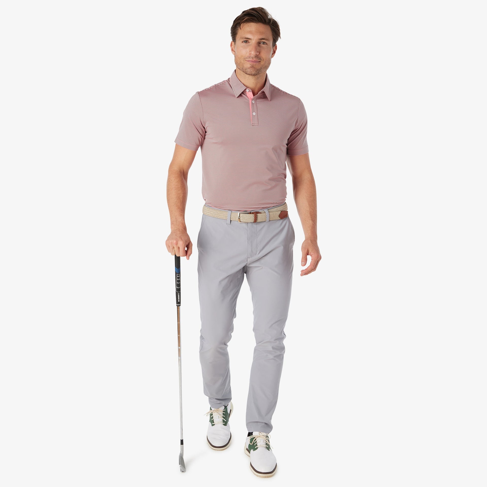 Athletic Tech Stripe Polo