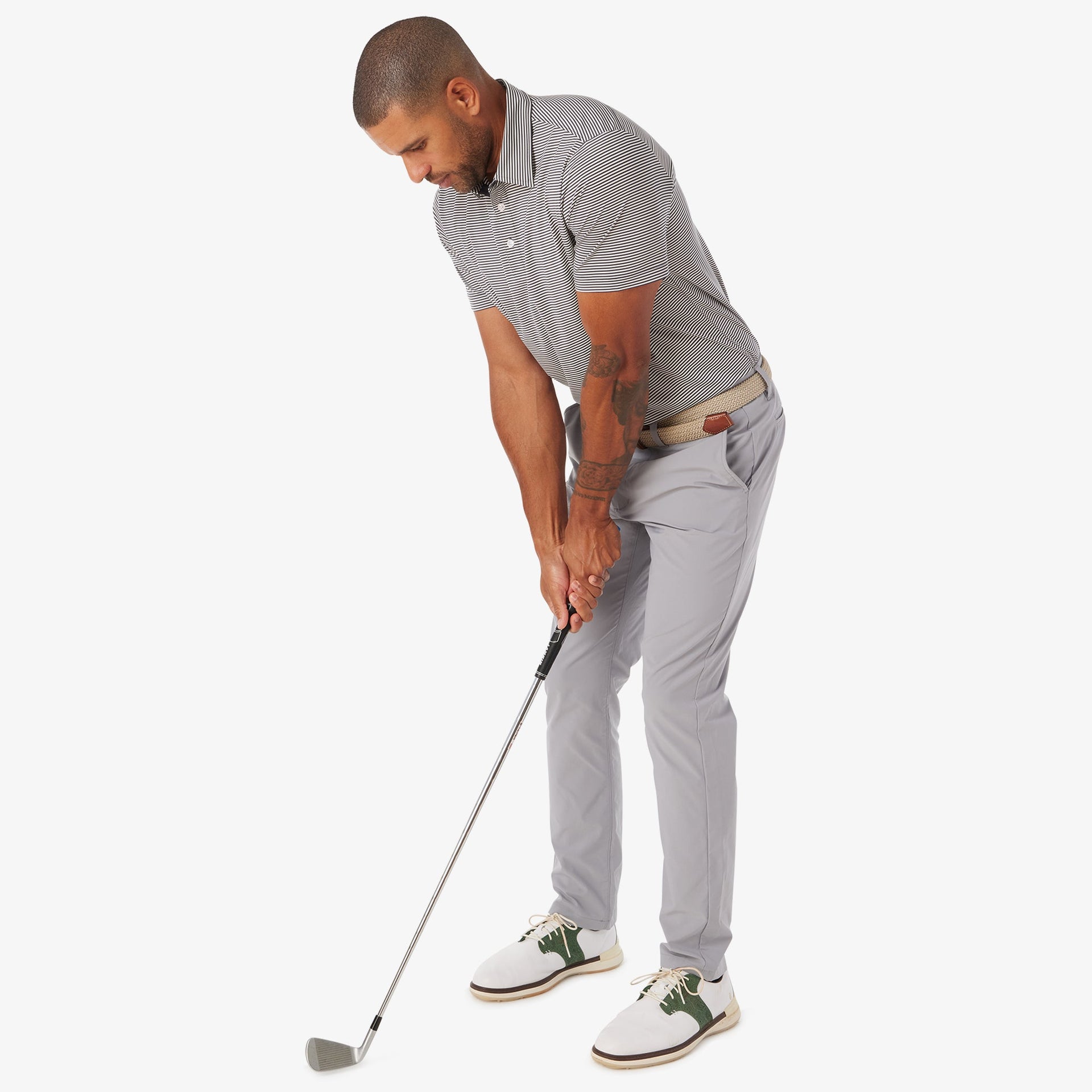 Athletic Tech Stripe Polo