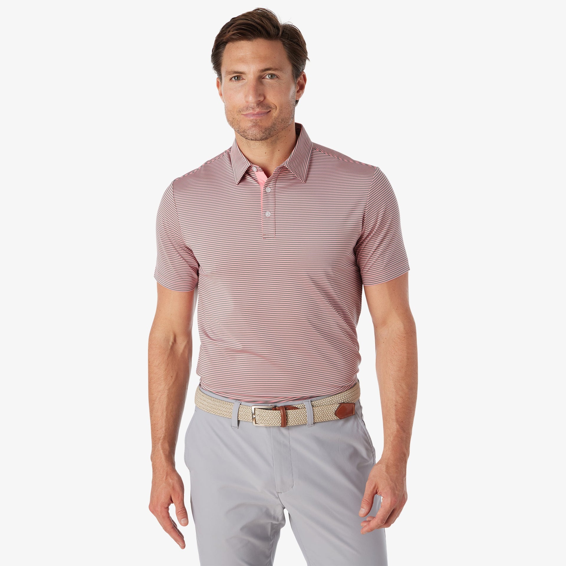 Athletic Tech Stripe Polo