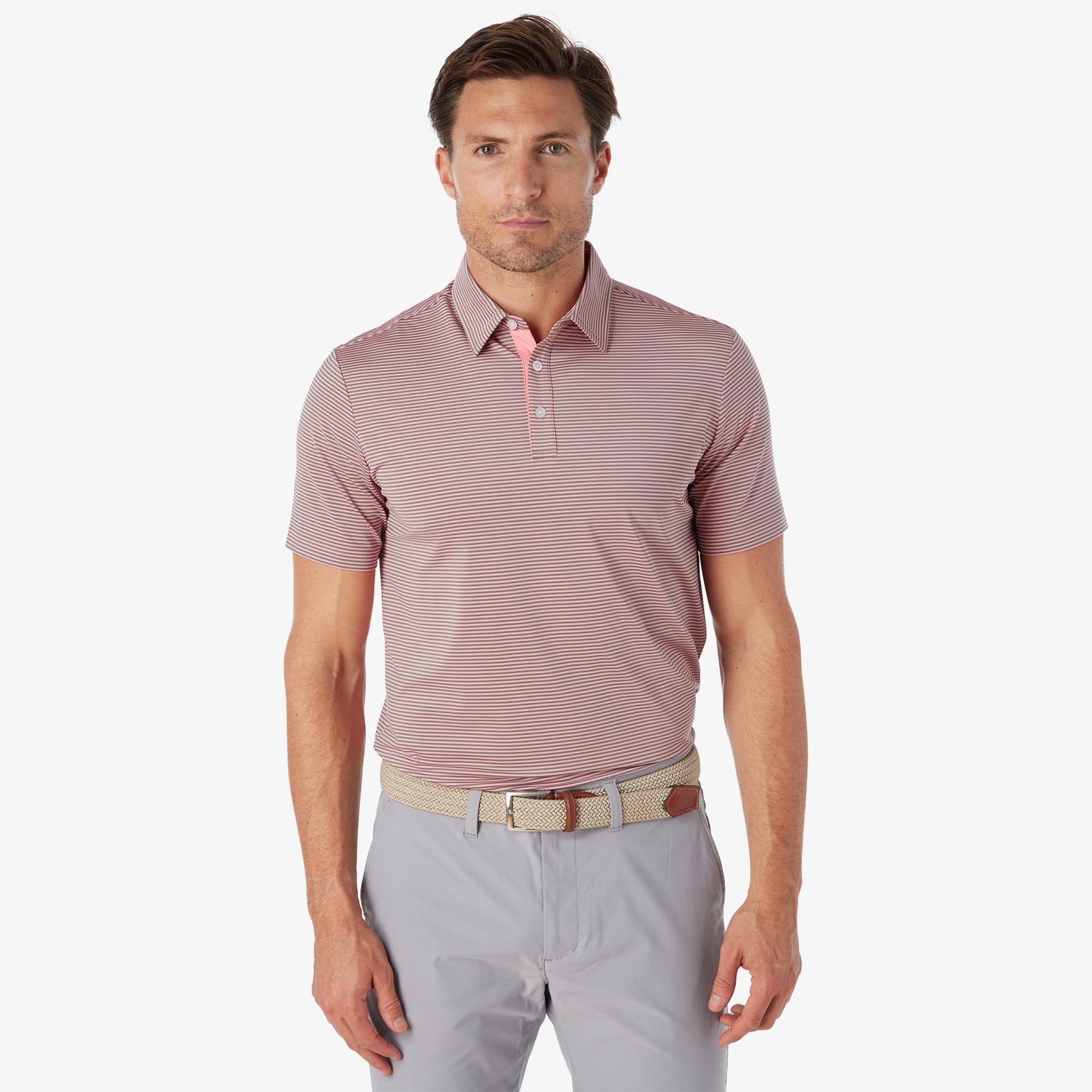 Athletic Tech Stripe Polo