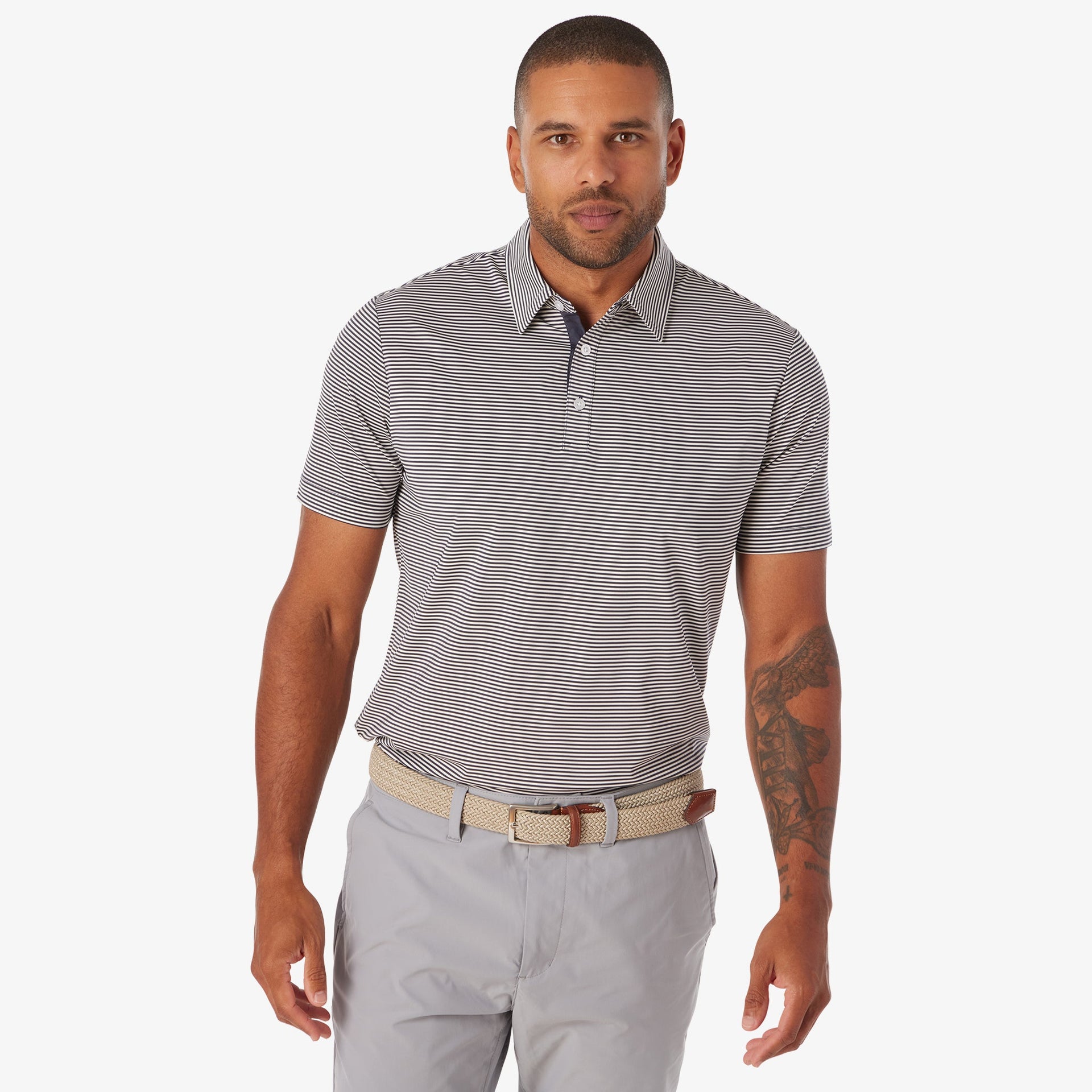 Athletic Tech Stripe Polo