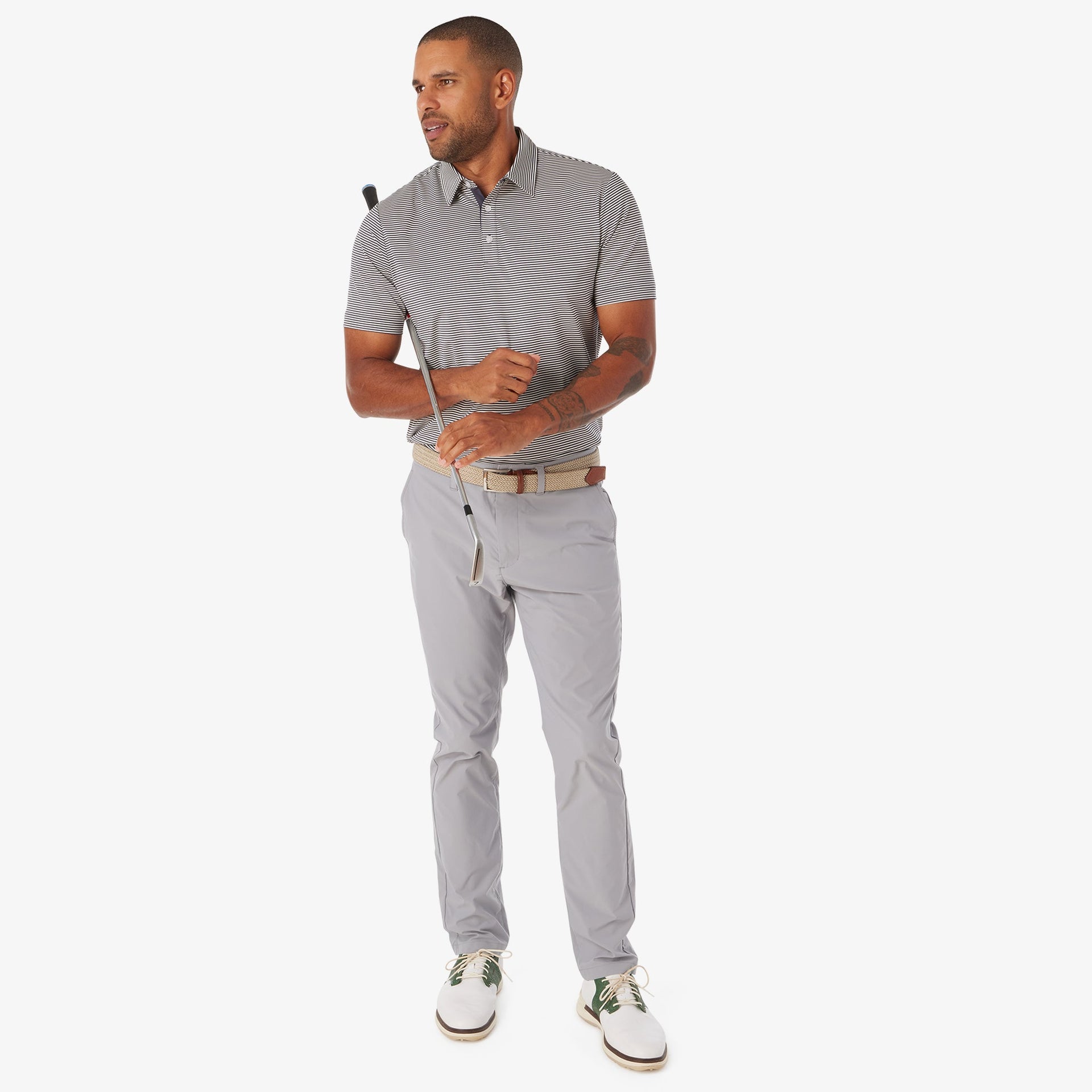 Athletic Tech Stripe Polo