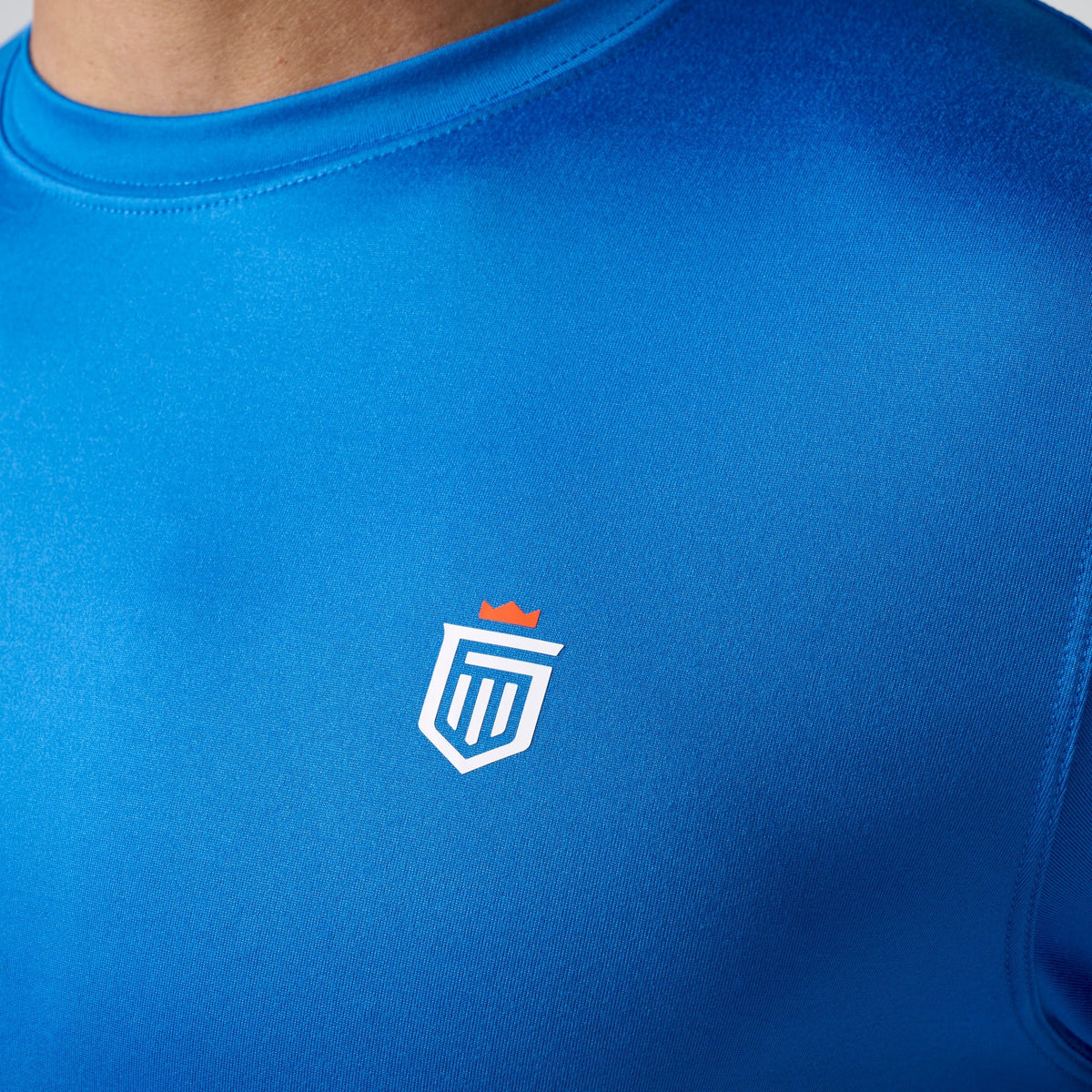 Core Tech Tee Sonic Blue – Greatness Wins