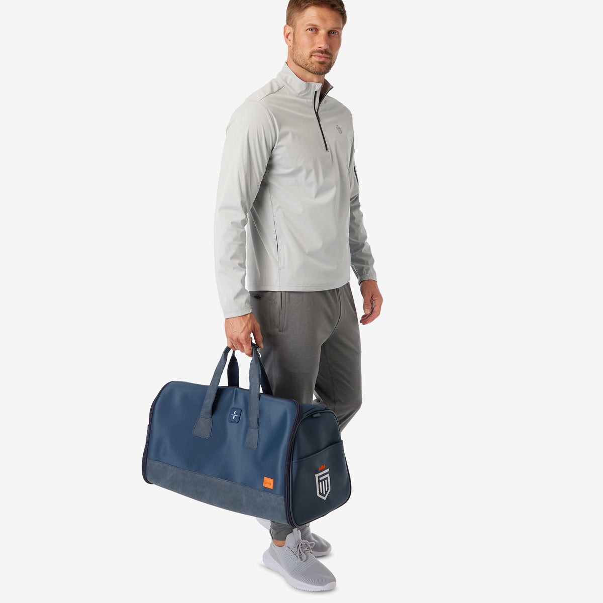 3-Layer Quarter Zip Shell Jacket Ash Gray – Greatness Wins