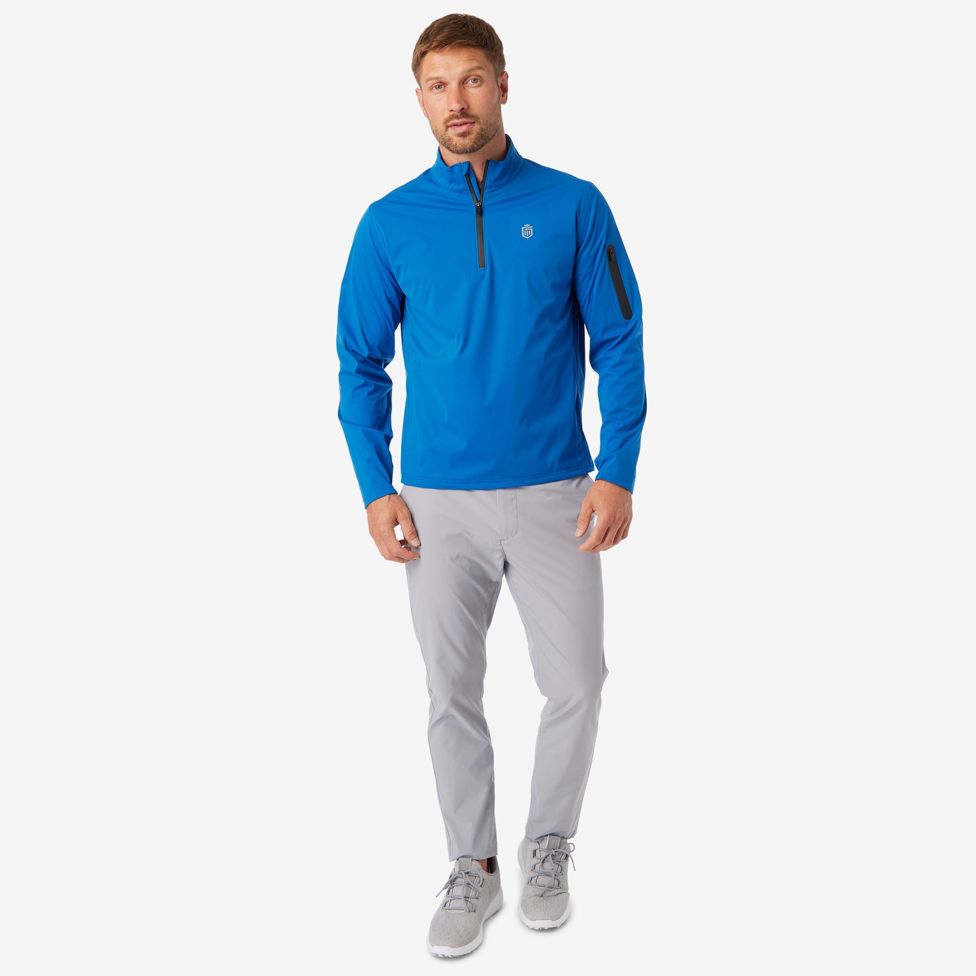 3-Layer Quarter Zip Shell Jacket