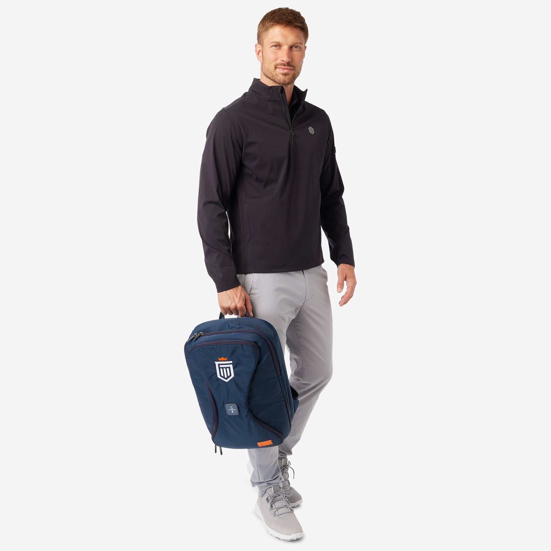 3-Layer Quarter Zip Shell Jacket