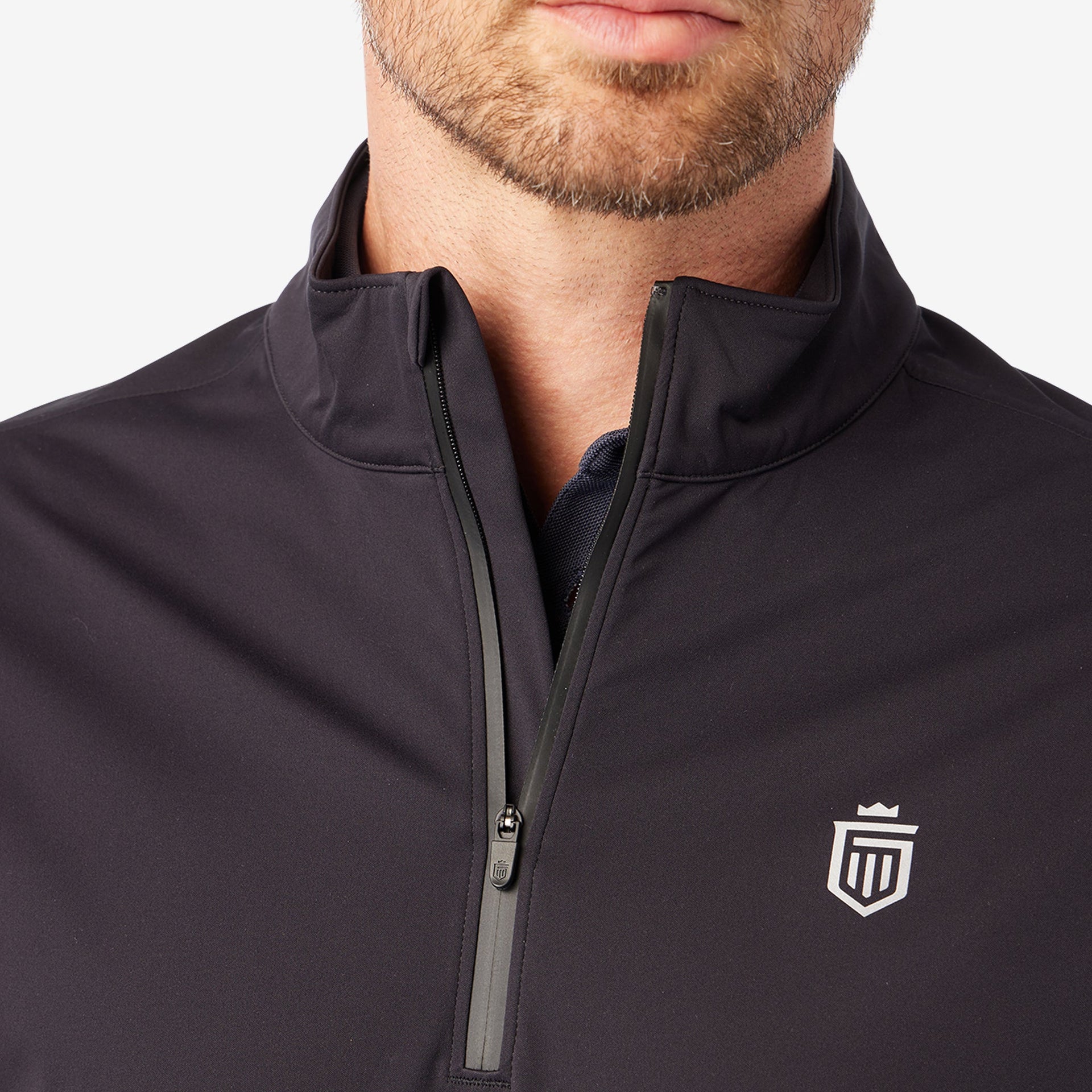 3-Layer Quarter Zip Shell Jacket