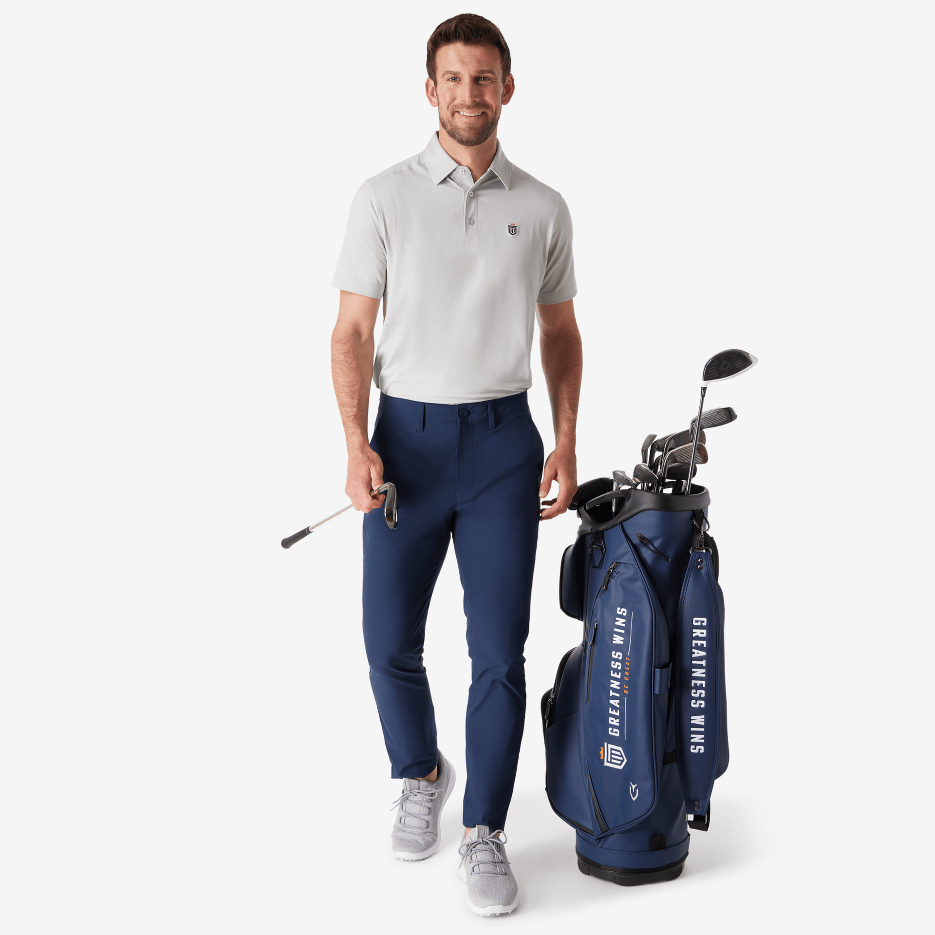 Athletic Tech Polo (Chest Logo)