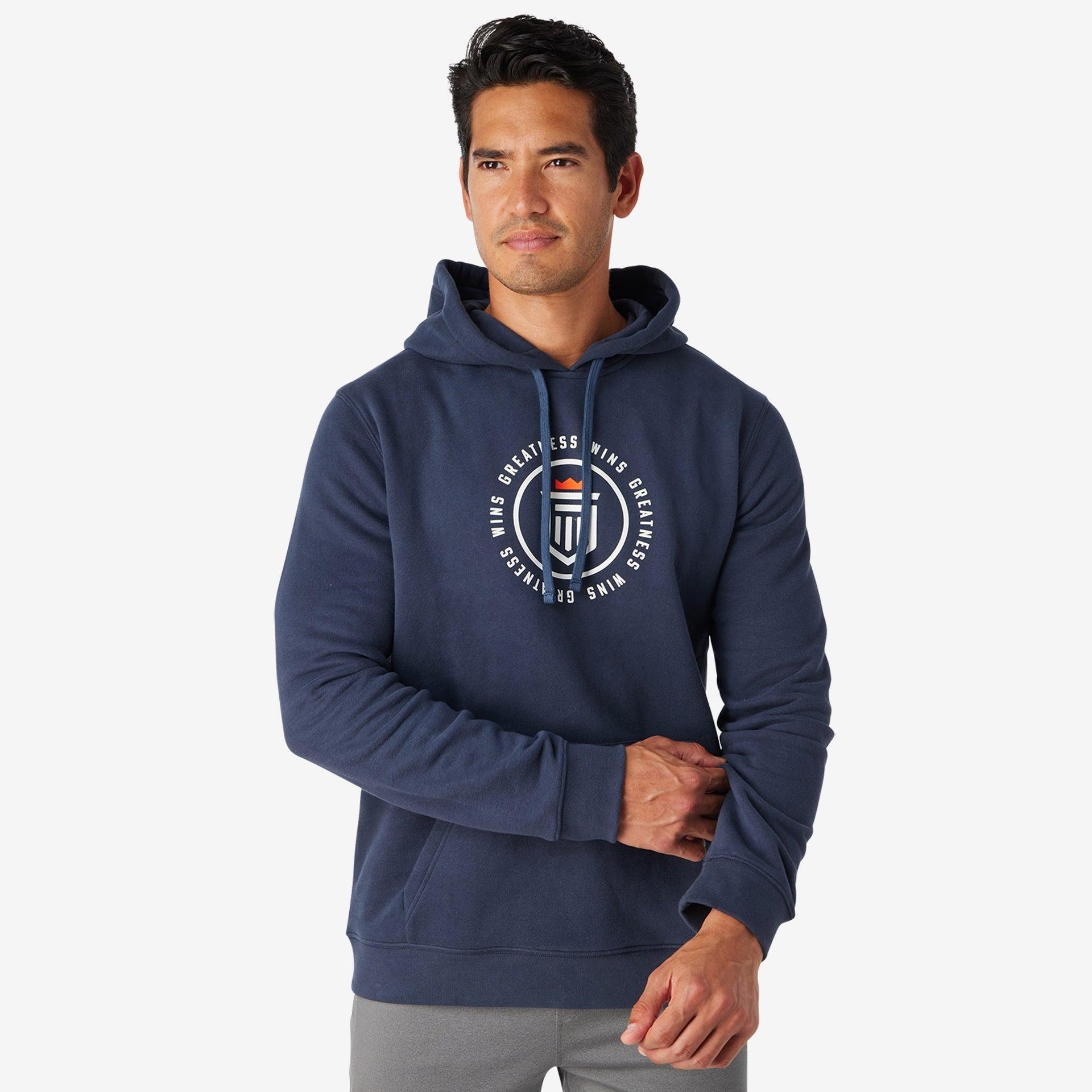 BADGE GRAPHIC HOODIE - Greatness Wins