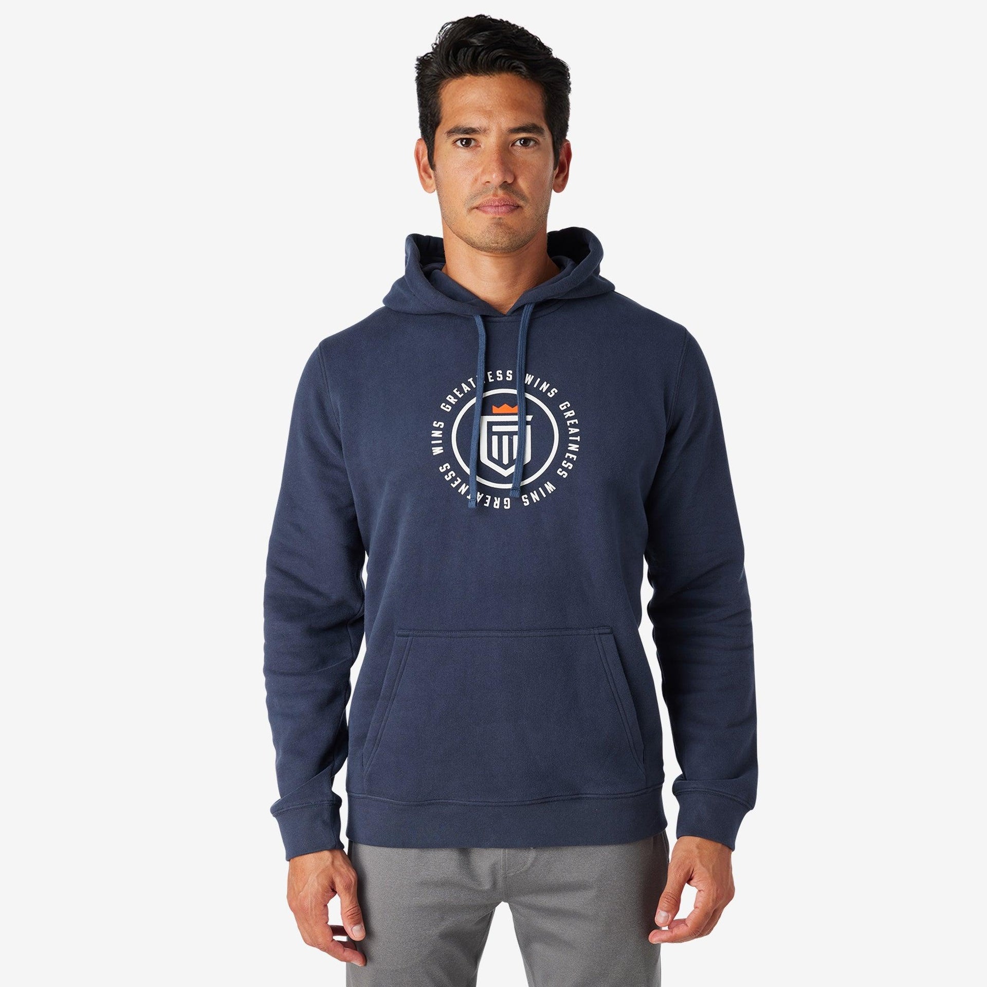 BADGE GRAPHIC HOODIE - Greatness Wins