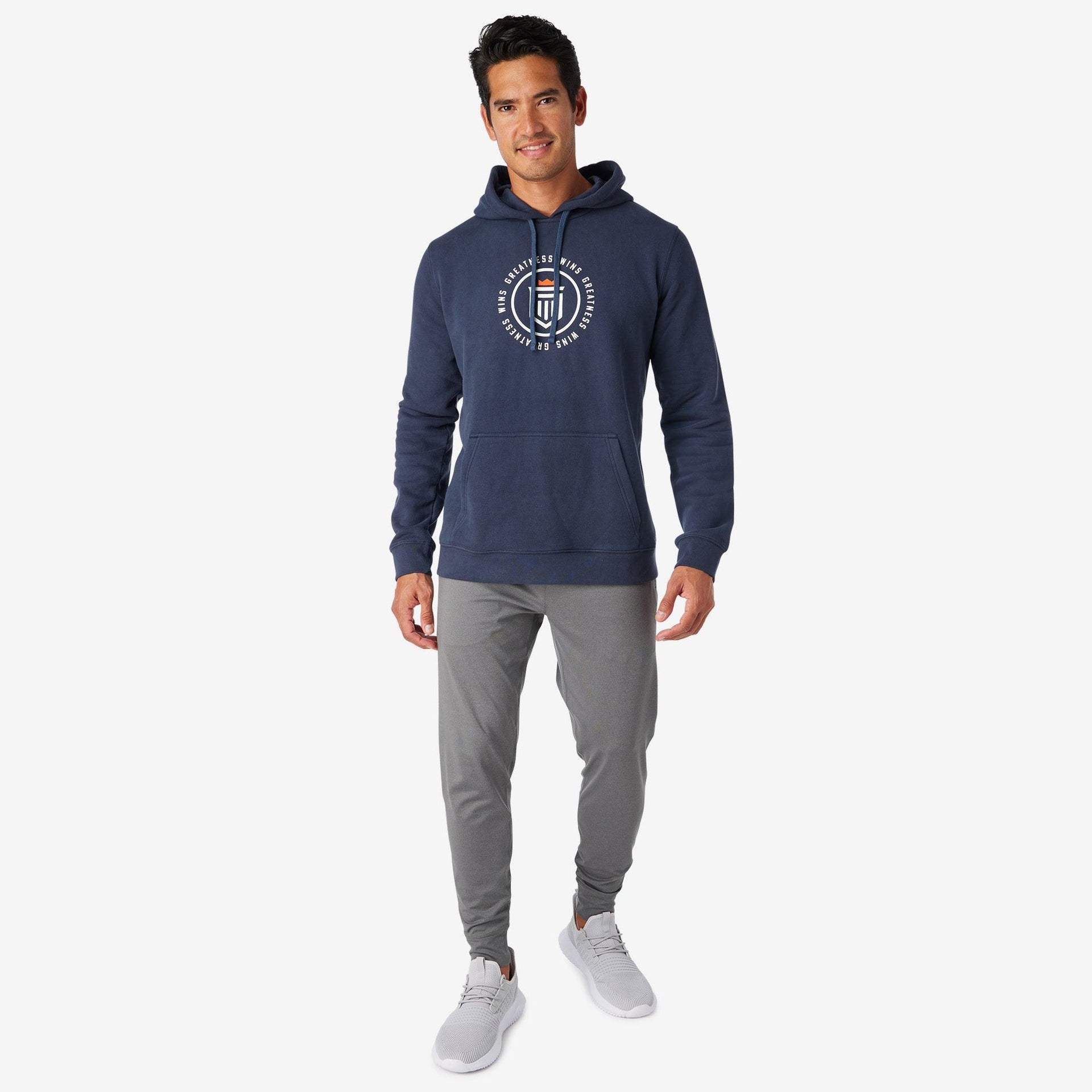 BADGE GRAPHIC HOODIE - Greatness Wins