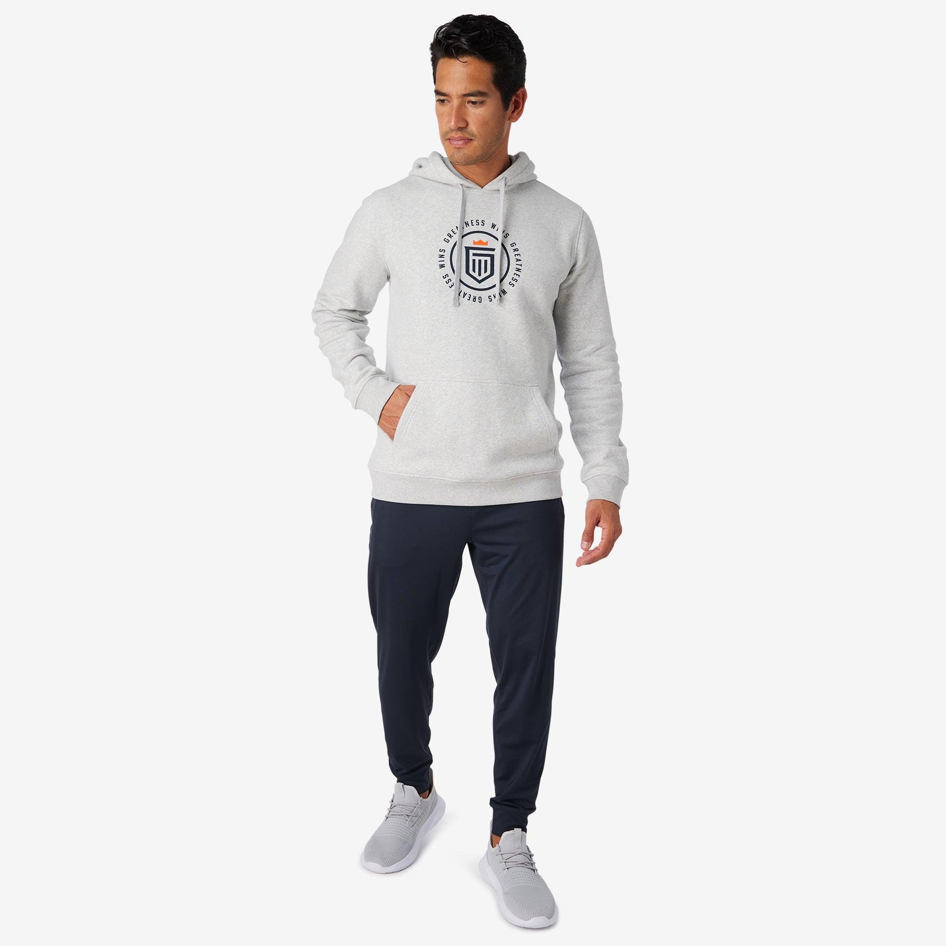 BADGE GRAPHIC HOODIE - Greatness Wins