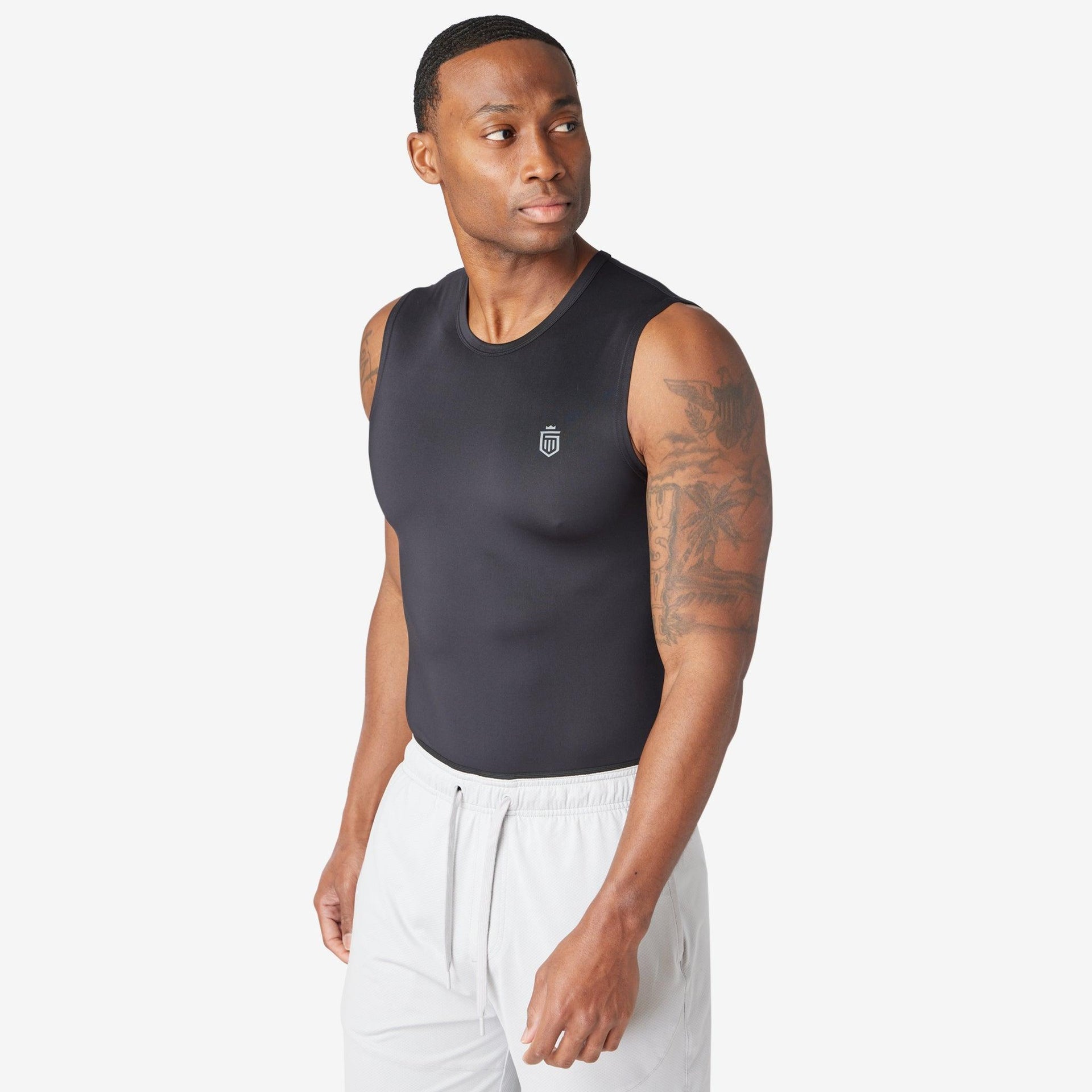 baselayer muscle tank Black LG