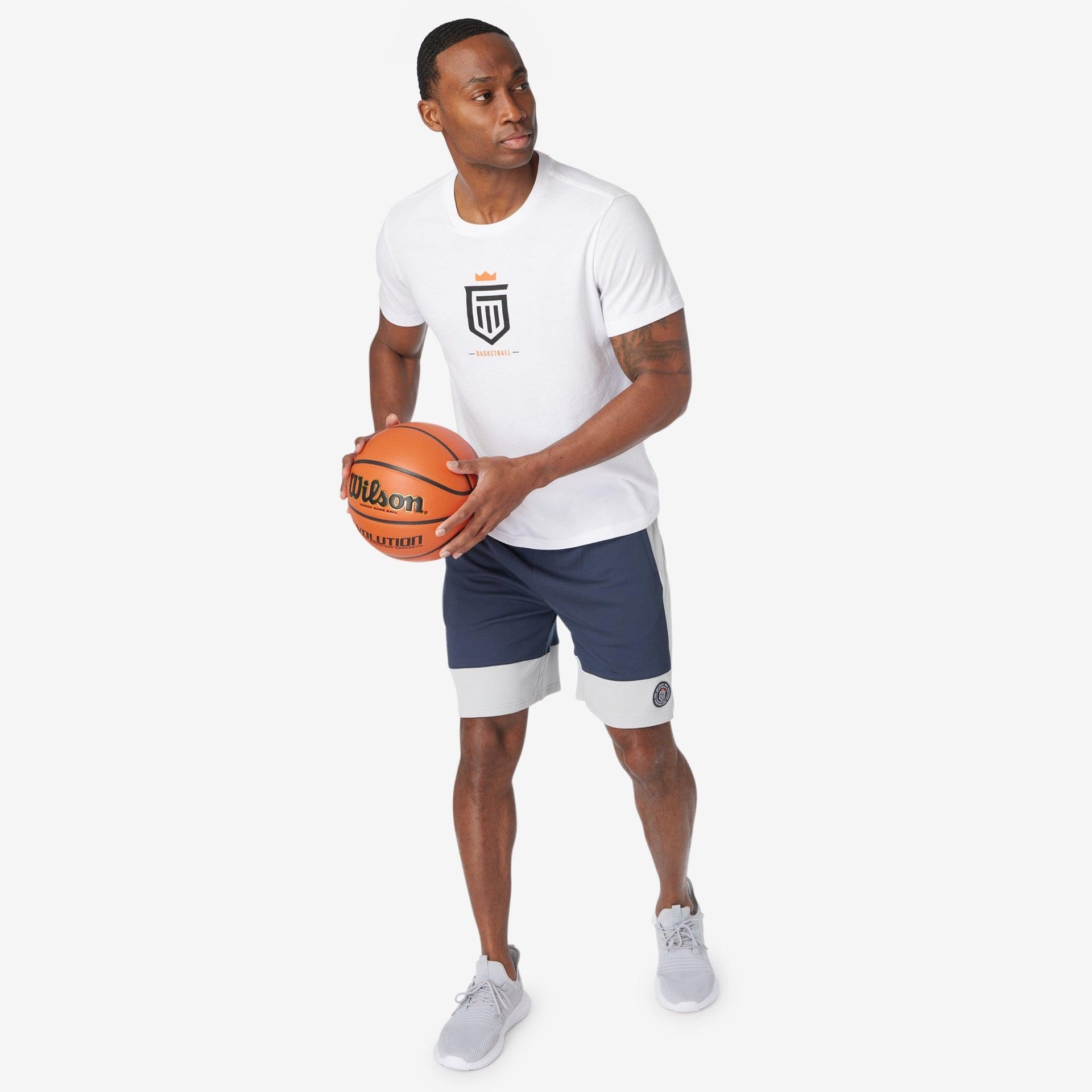 basketball graphic tee White XXXL