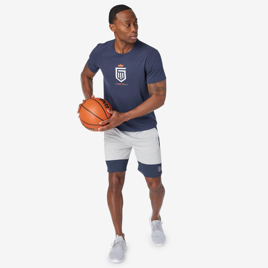 basketball graphic tee Navy XL
