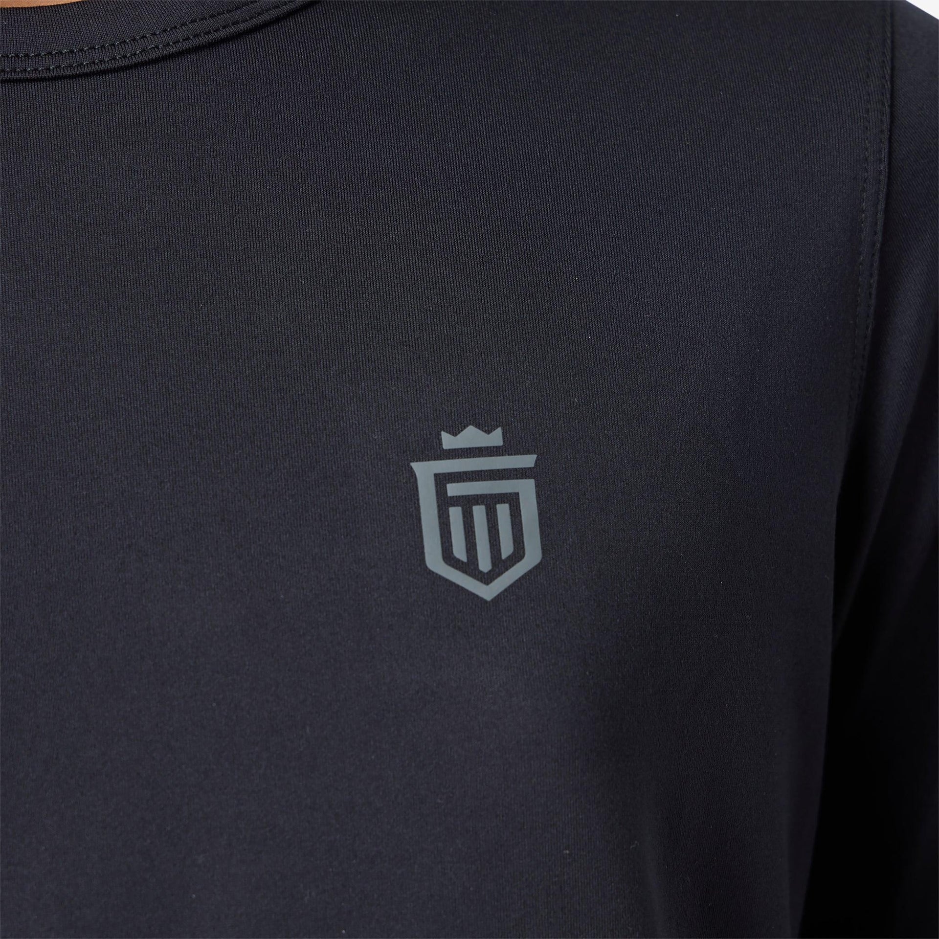 boys core tech tee Black LG