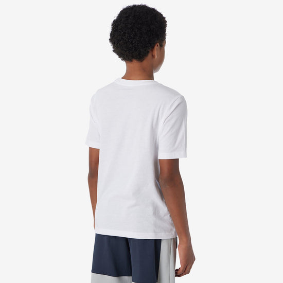 boy s logo graphic tee White MD