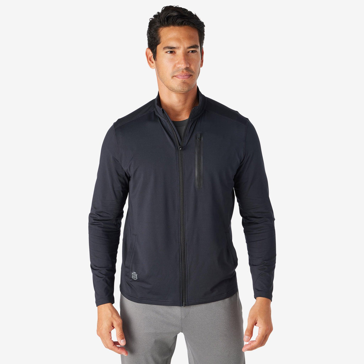 Core Tech Full Zip Black – Greatness Wins