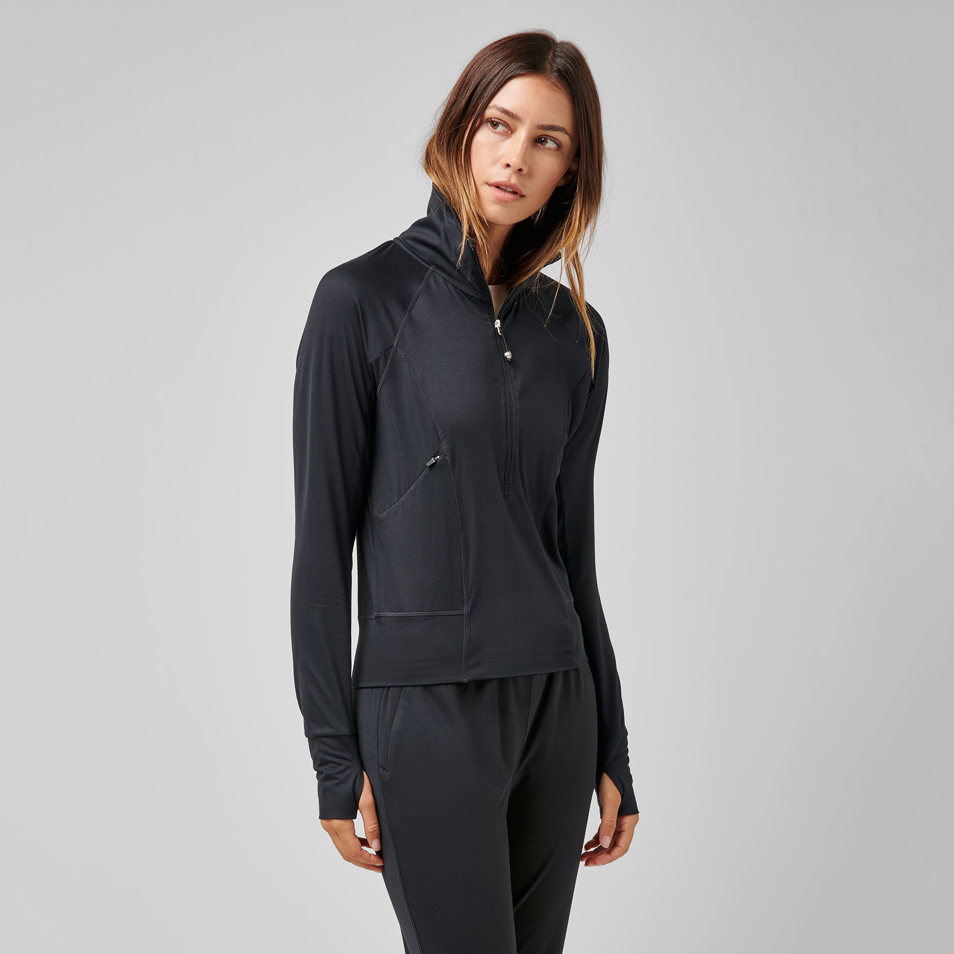 Slender Cozy Half Zip