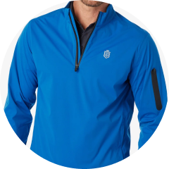 3-Layer Quarter Zip Shell Jacket