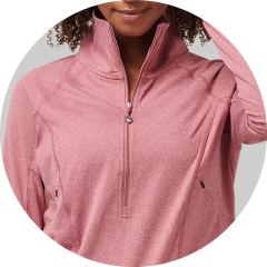 SLENDER COZY HALF ZIP