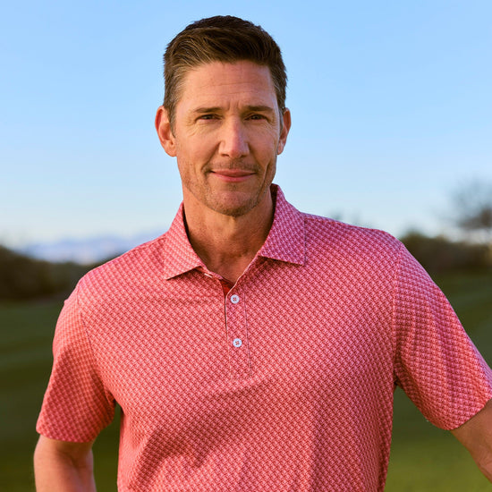 Athletic Tech Printed Polo