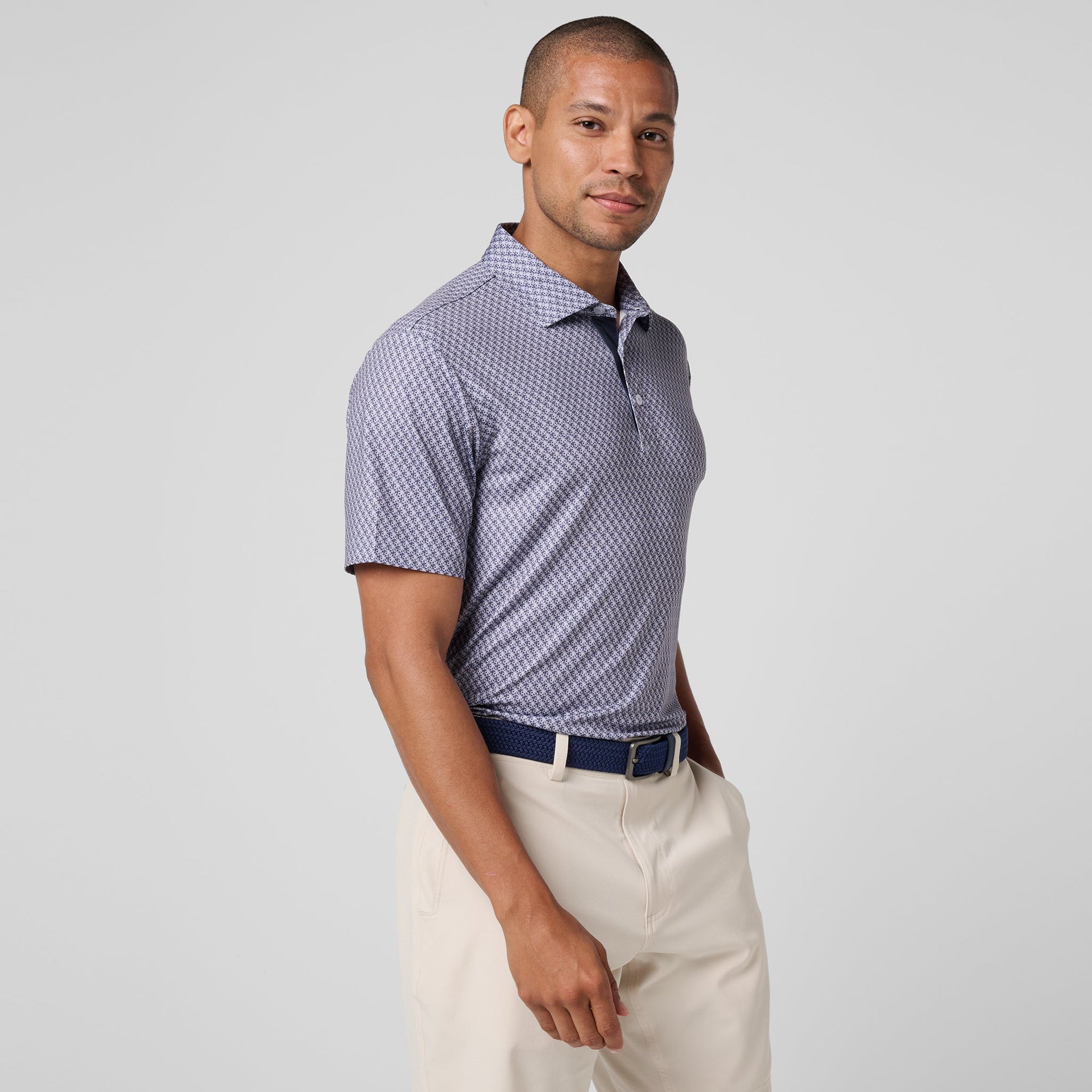 Athletic Tech Printed Polo