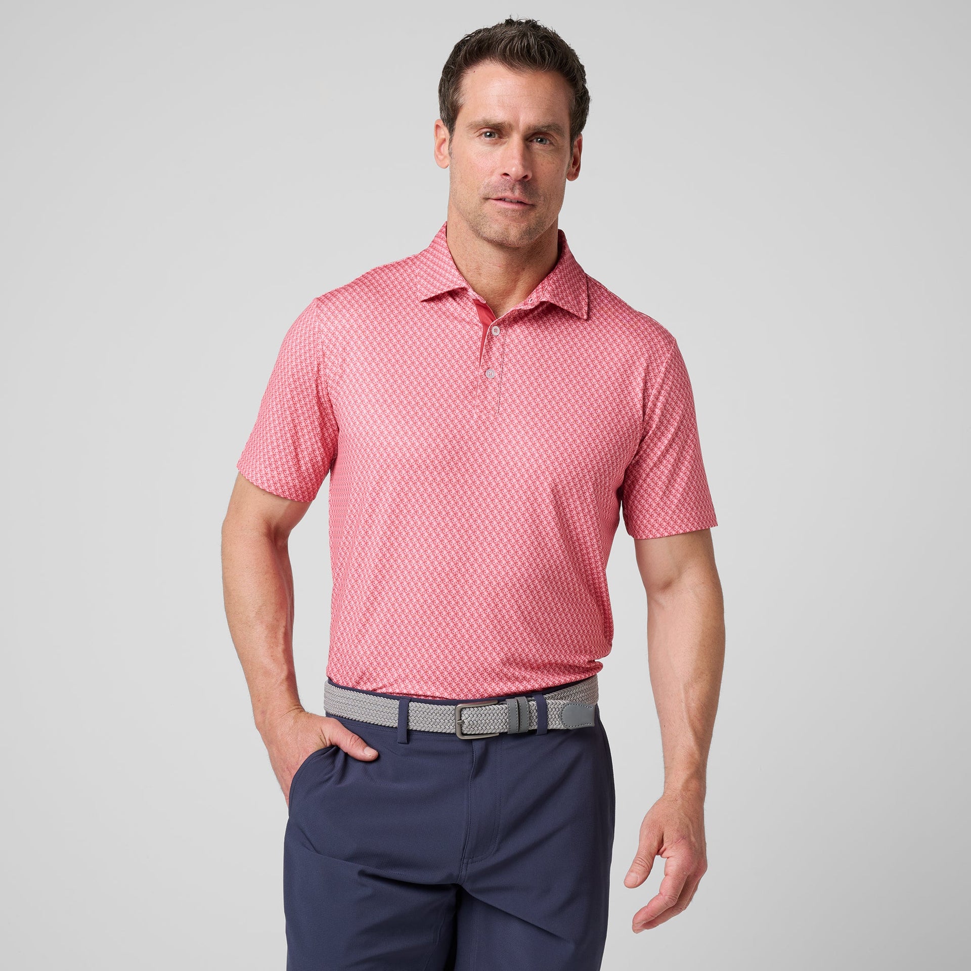 Athletic Tech Printed Polo