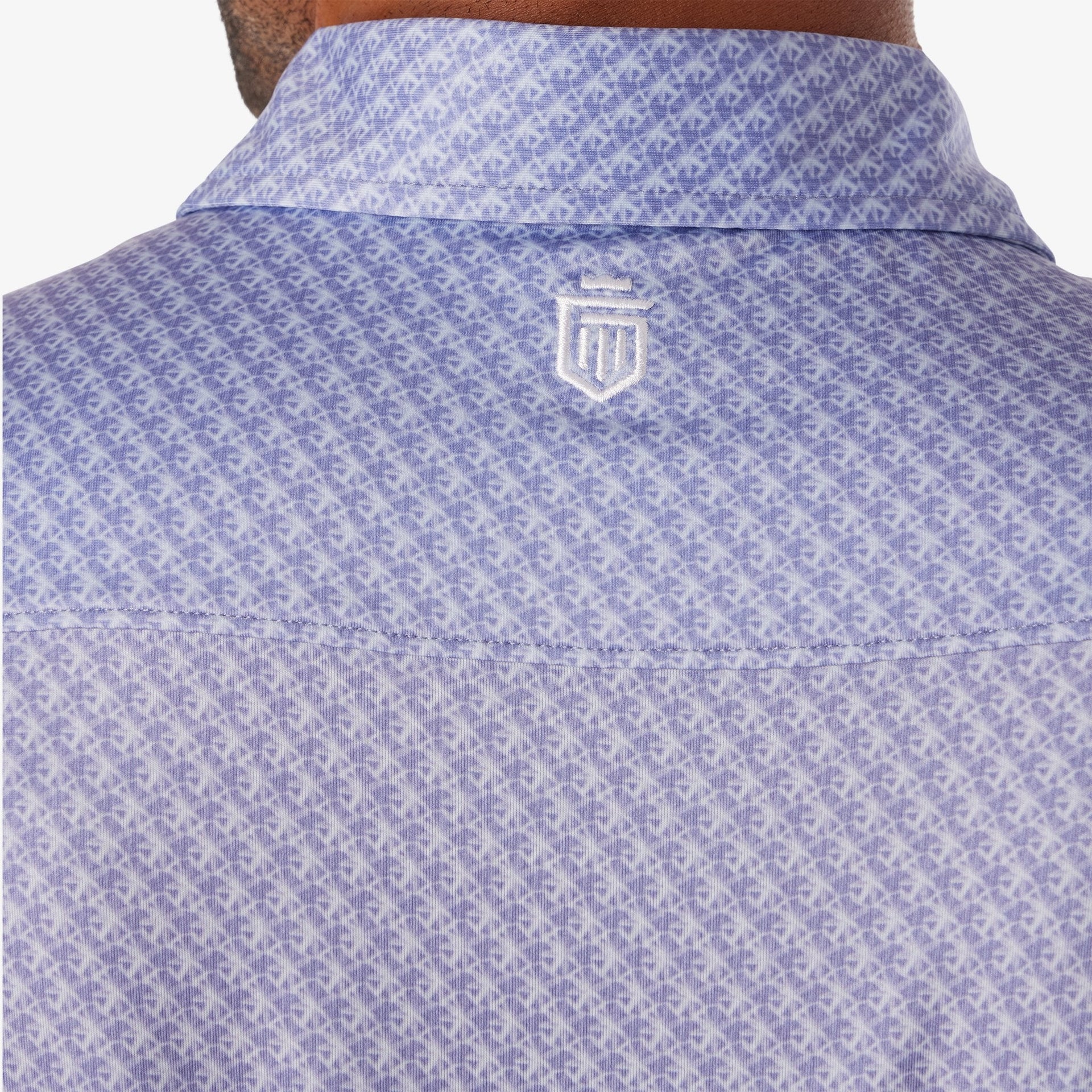 Athletic Tech Printed Polo (Back Logo)