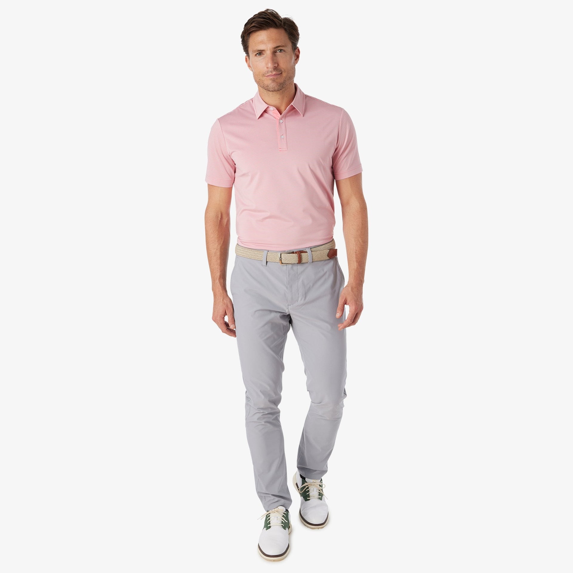 Athletic Tech Stripe Polo