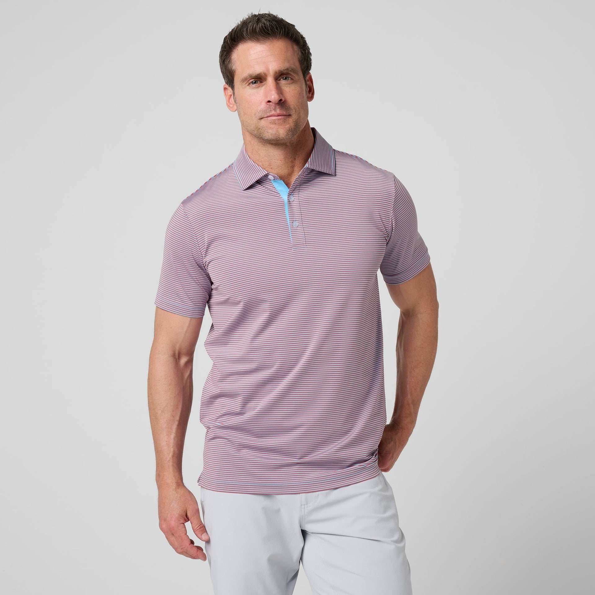 Athletic Tech Stripe Polo