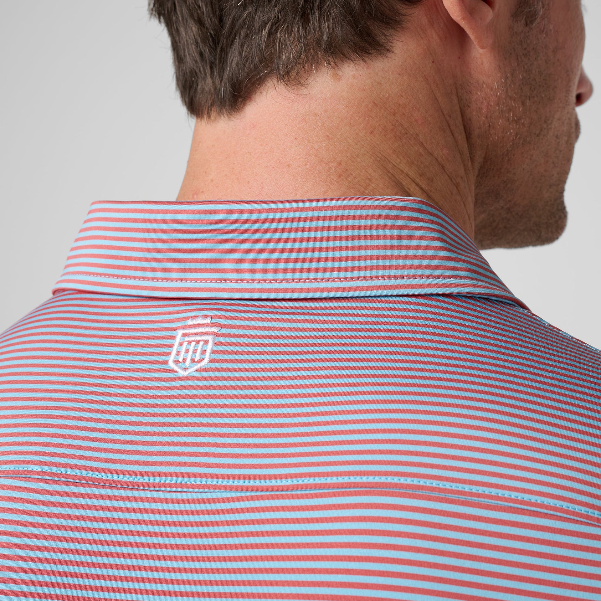 Athletic Tech Stripe Polo