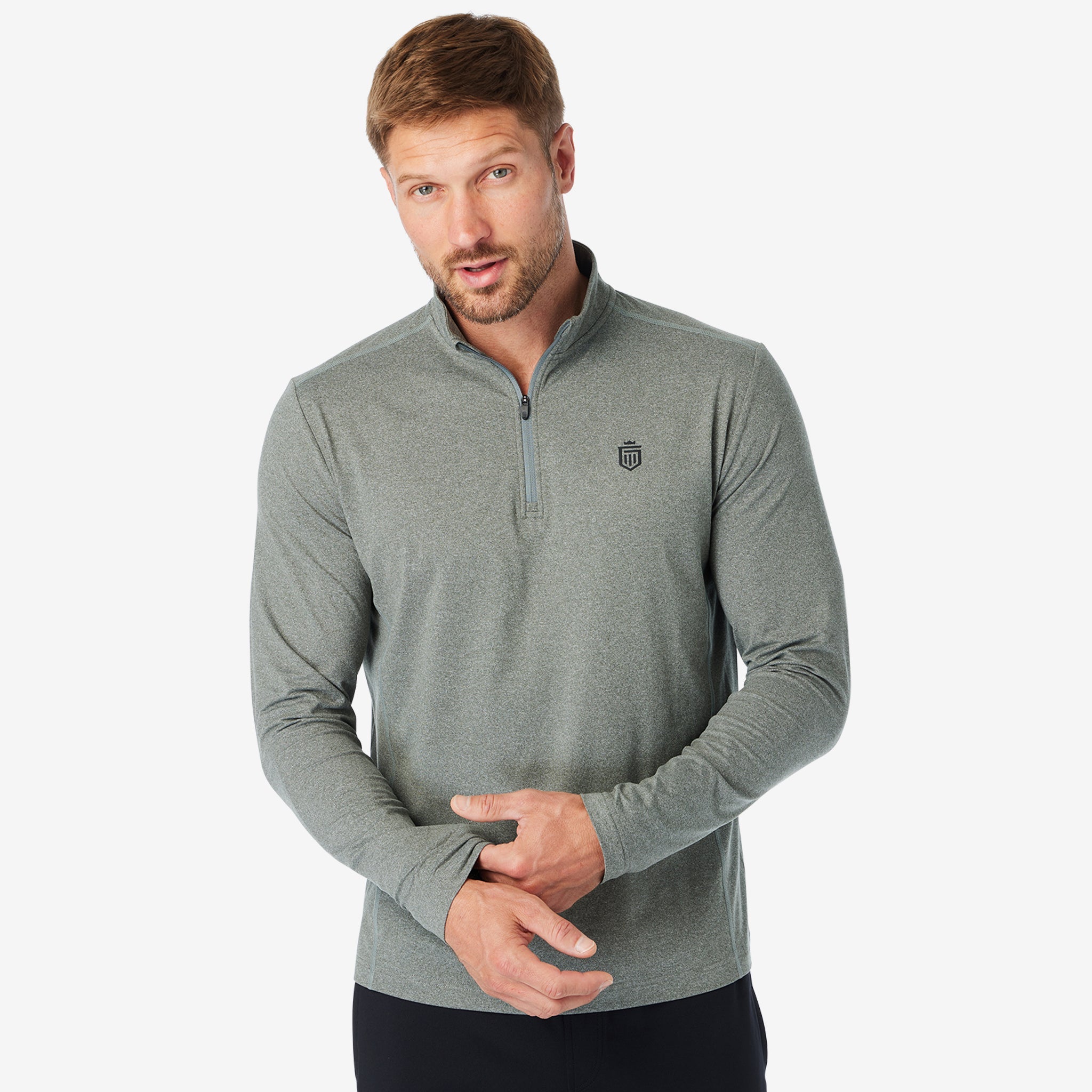 送料無料 百貨店 Performance Training Wins Greatness – Blue Smokey Zip Quarter クッション・座布団