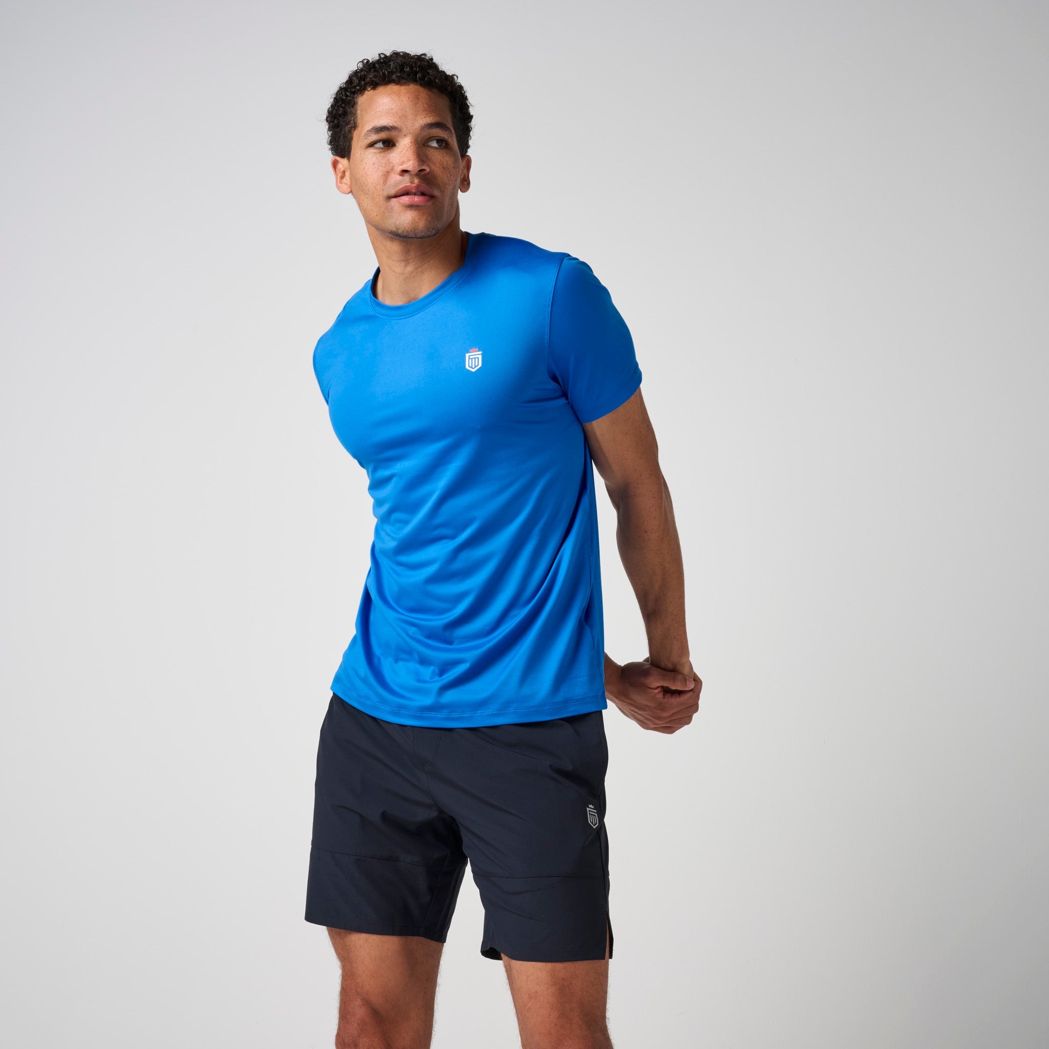 Core Tech Tee Sonic Blue – Greatness Wins