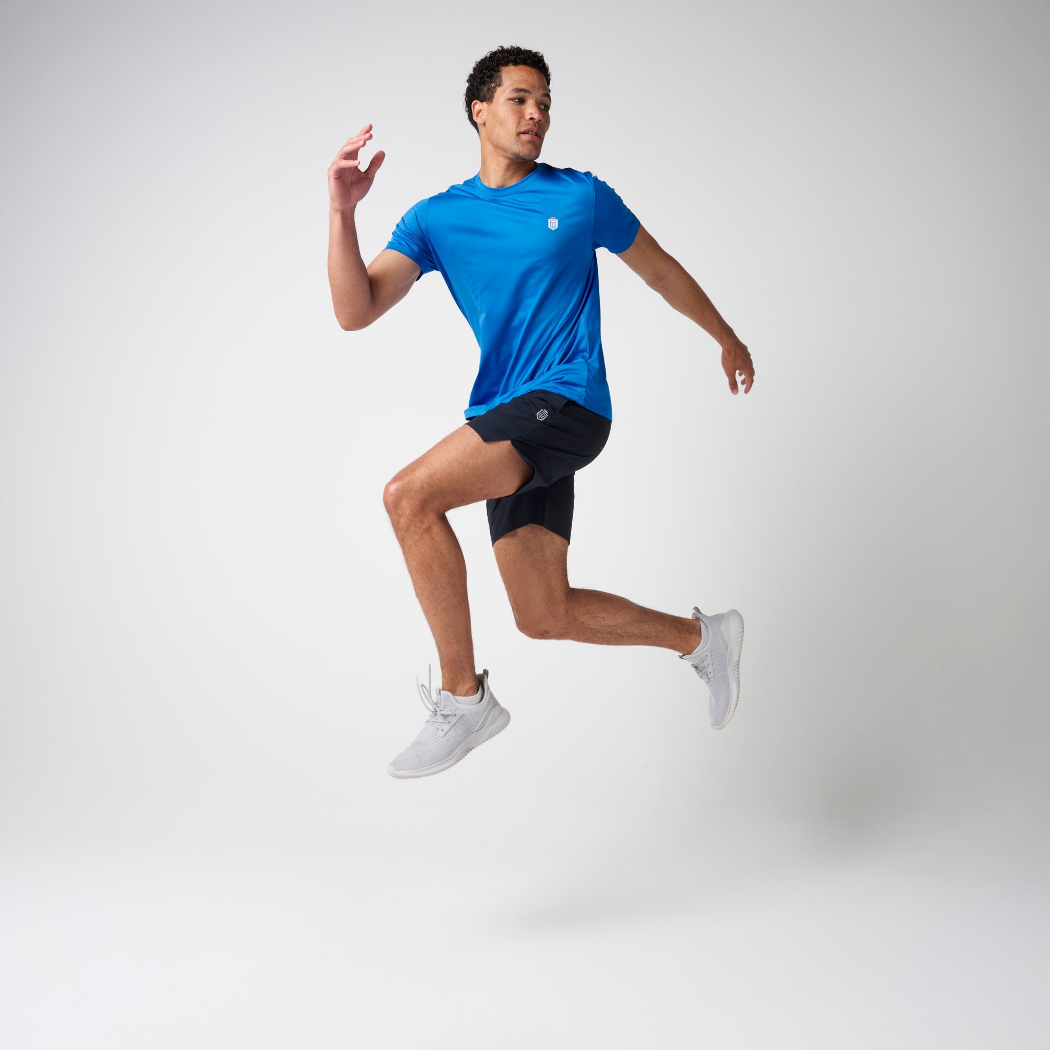 Core Tech Tee Sonic Blue – Greatness Wins
