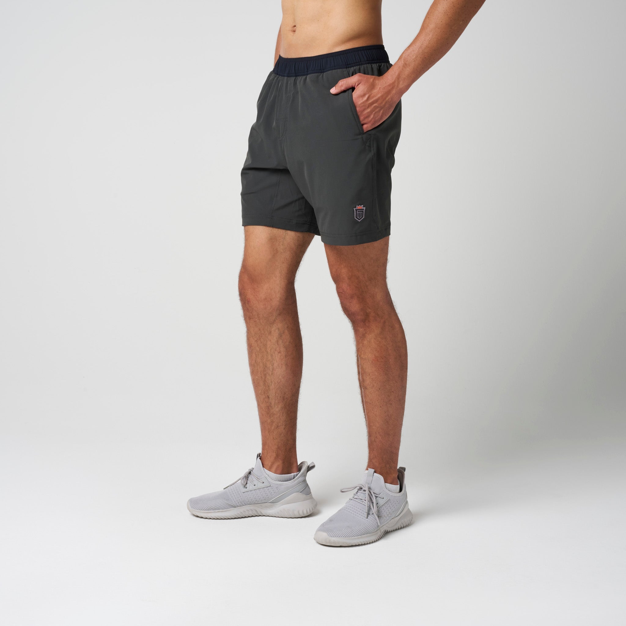 Core Tech Training Short Charcoal / Navy – Greatness Wins