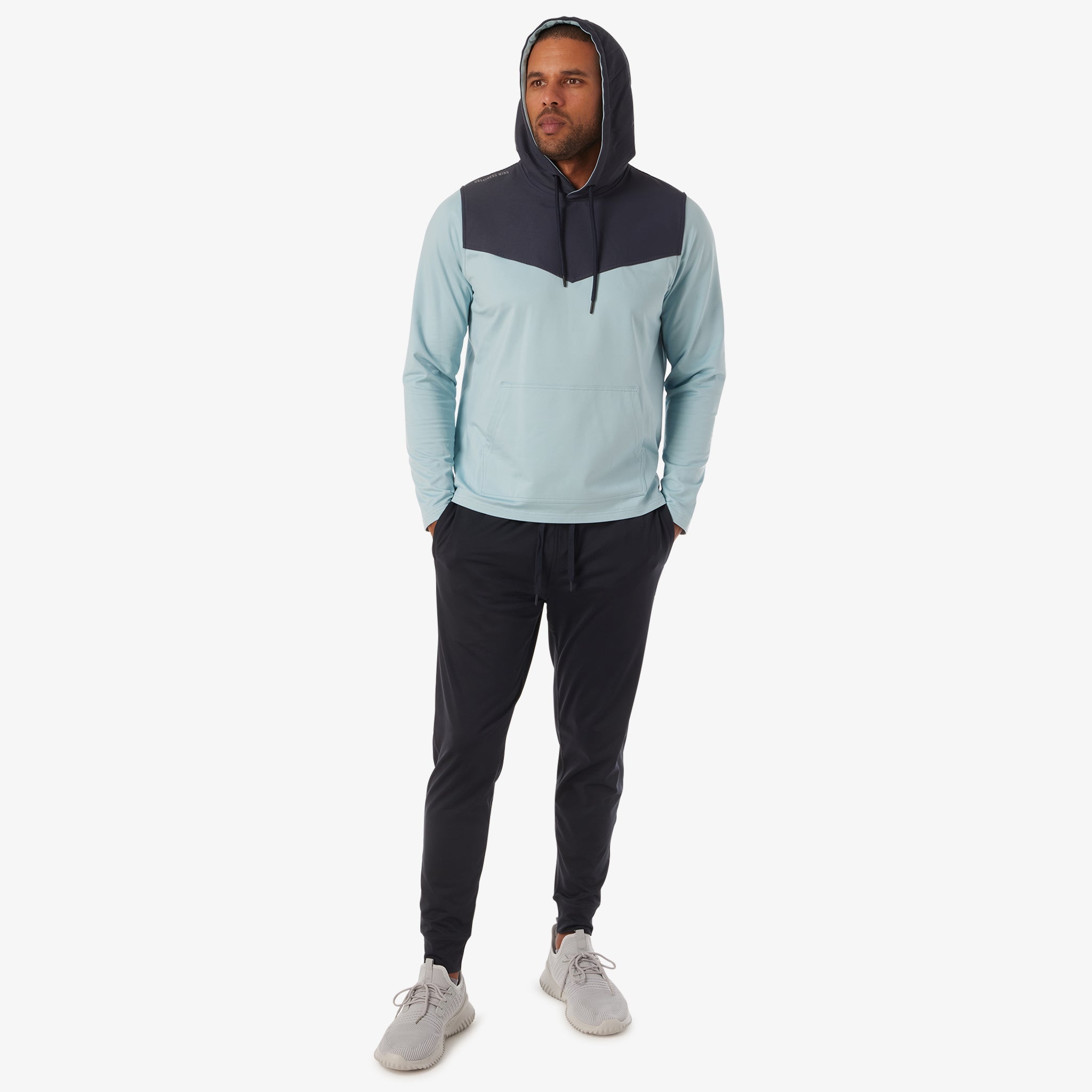 Hybrid Core Tech Performance Hoodie - FINAL SALE Coastal Blue