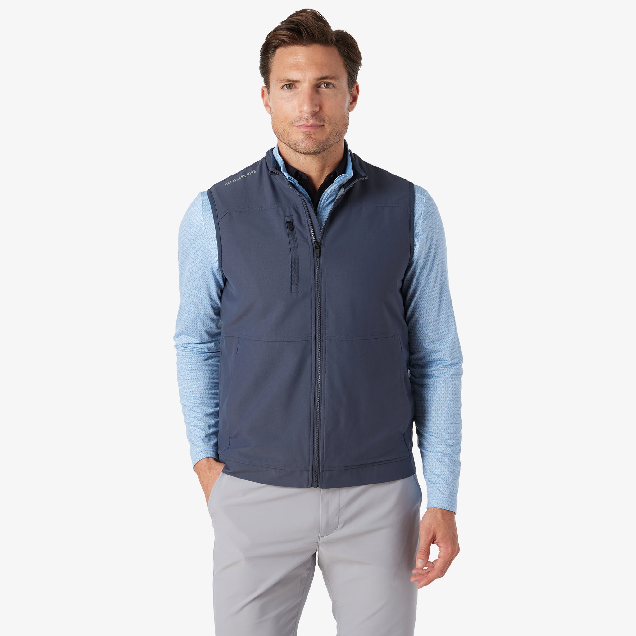 Hybrid Vest Navy – Greatness Wins
