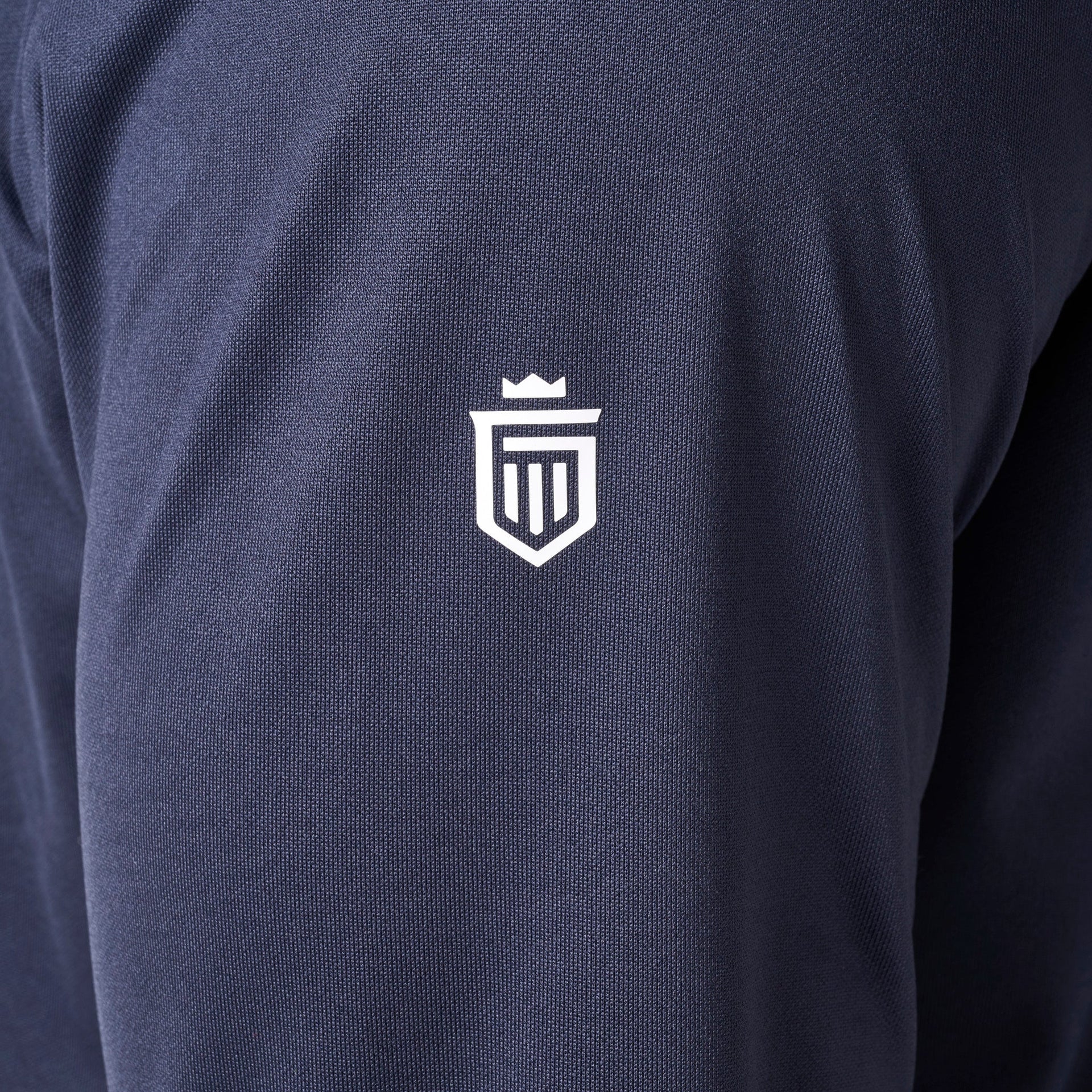 Long Sleeve Pique Polo