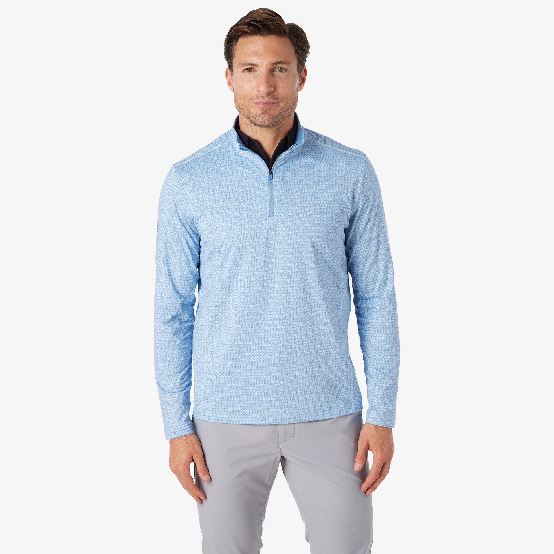 Printed Core Tech Quarter Zip