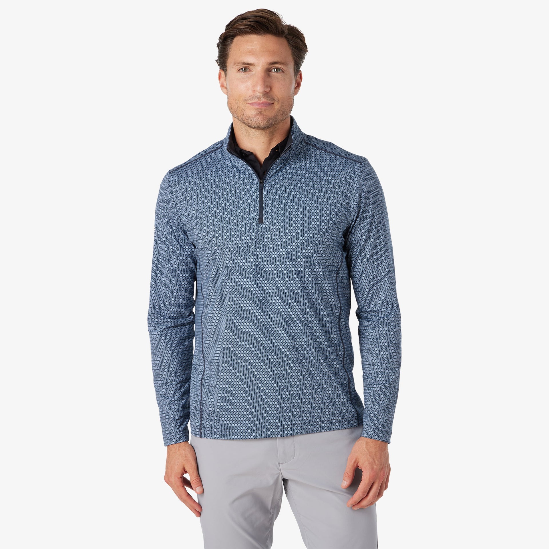 Printed Core Tech Quarter Zip