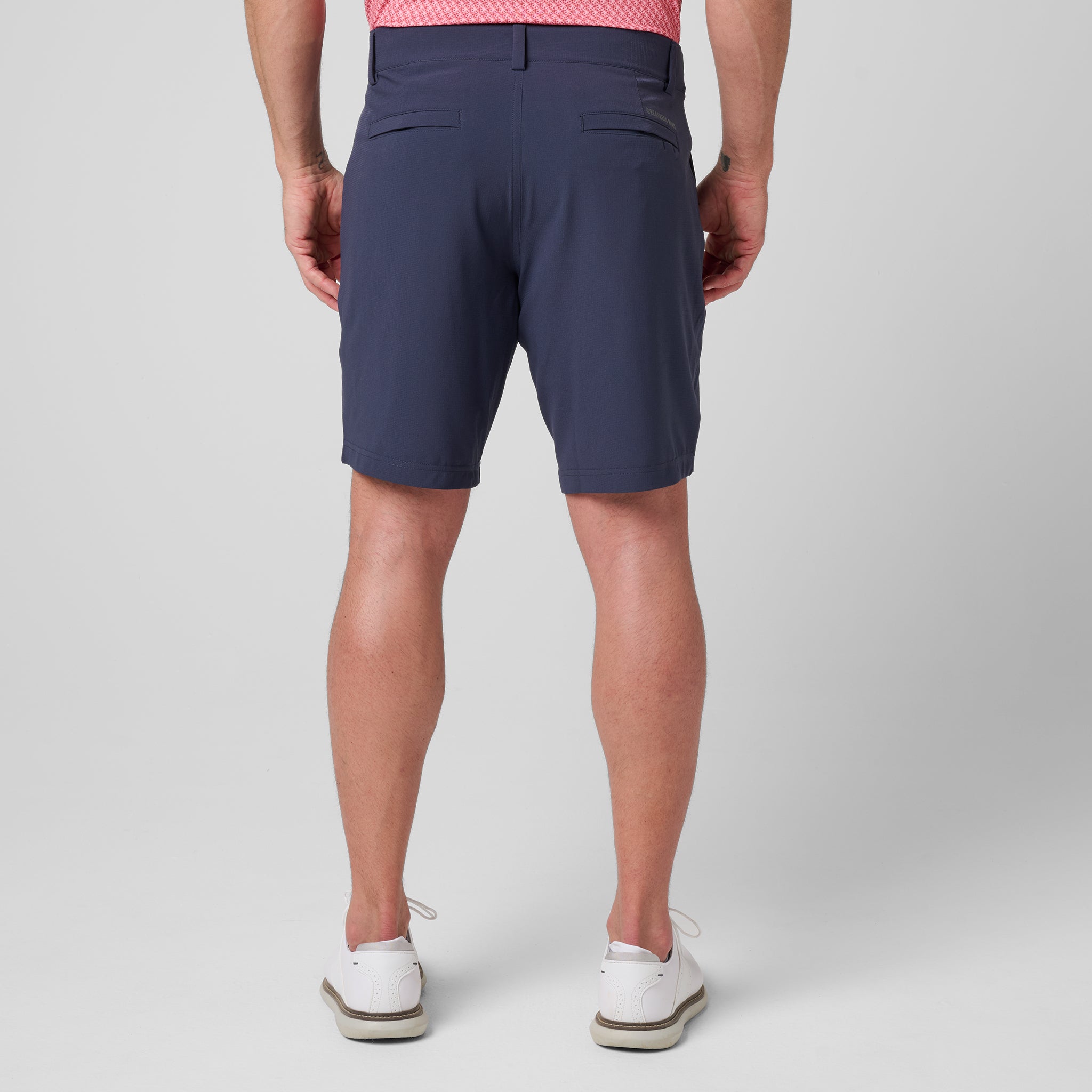 Stretch Pull-On Golf Short Navy – Greatness Wins