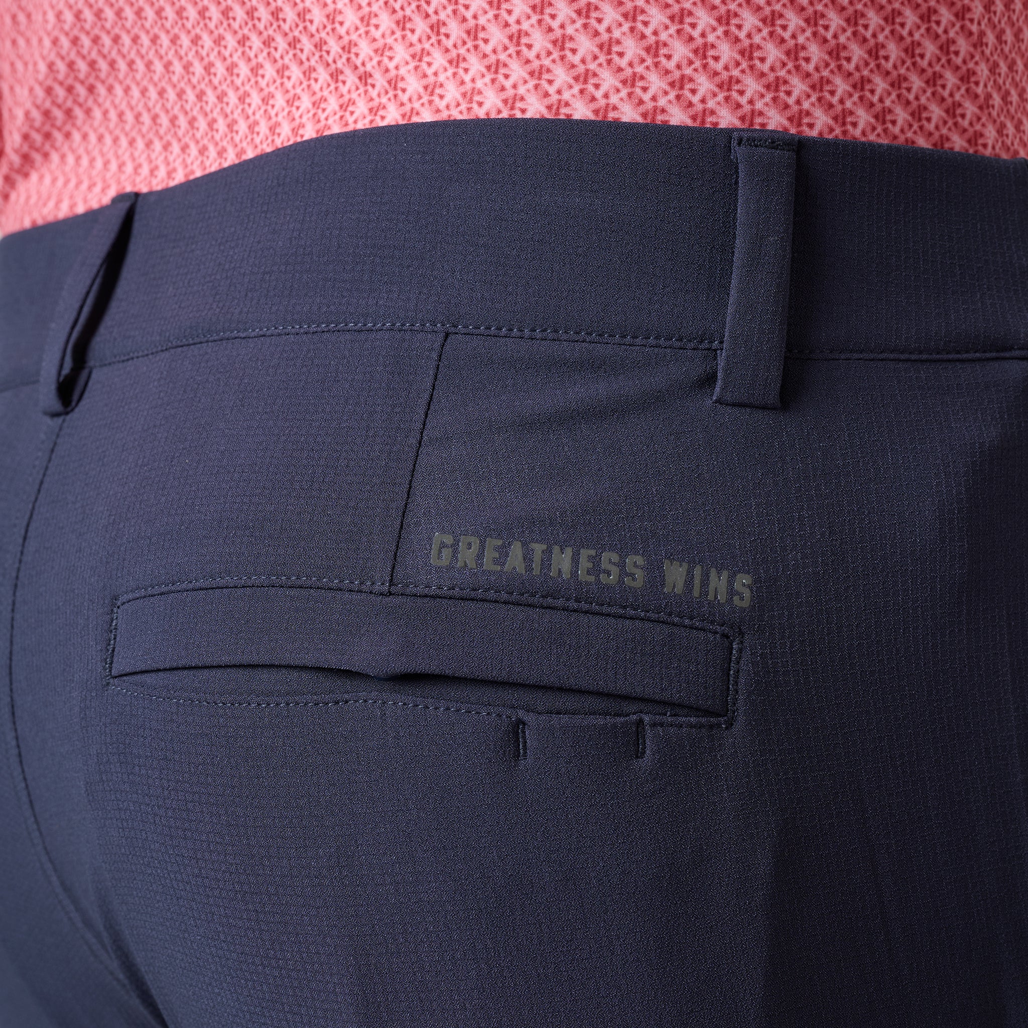 Stretch Pull-On Golf Short Navy – Greatness Wins