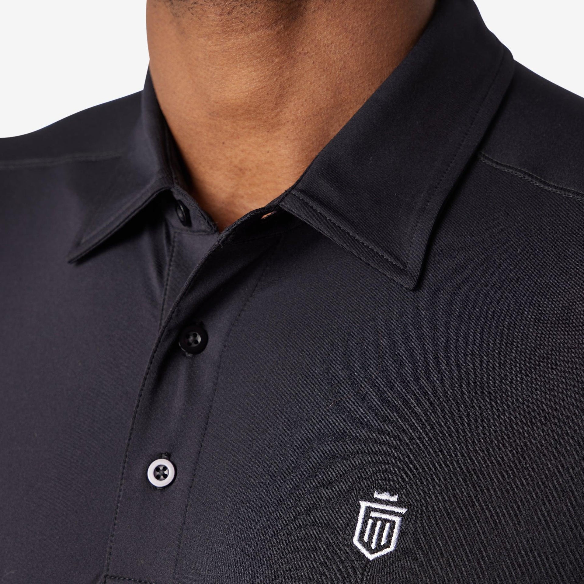 athletic tech polo Black MD