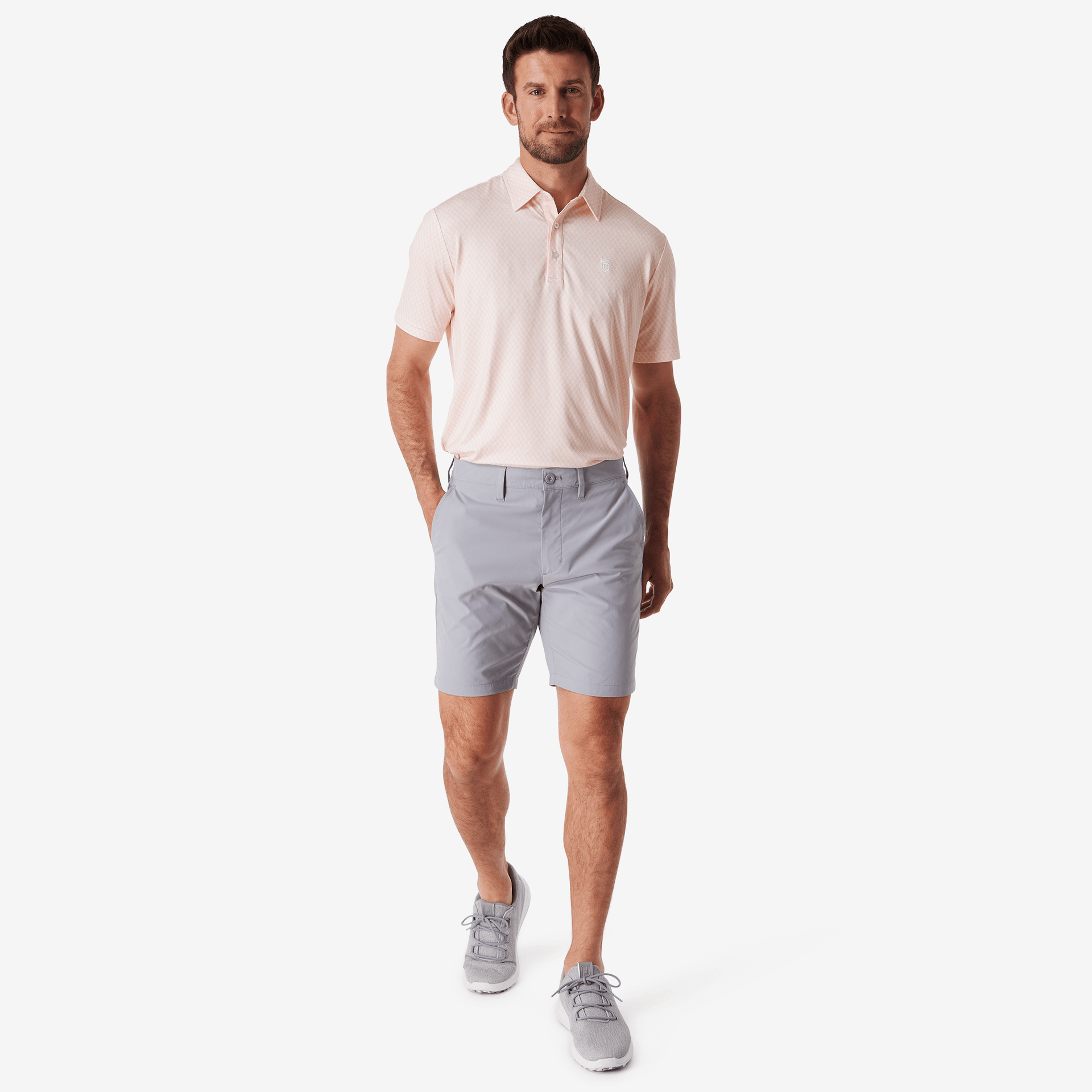 Athletic Tech Printed Polo