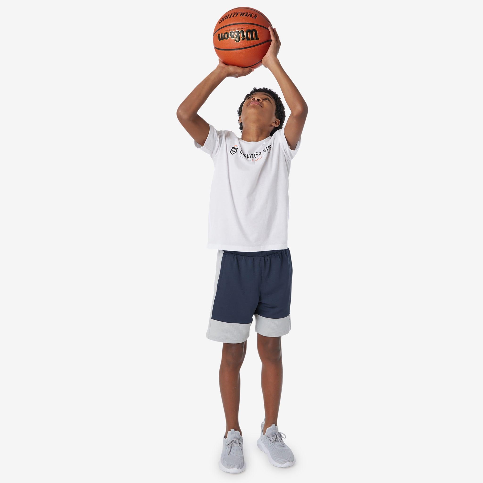 Boys navy basketball sales shorts