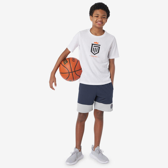 boys basketball graphic tee White XL
