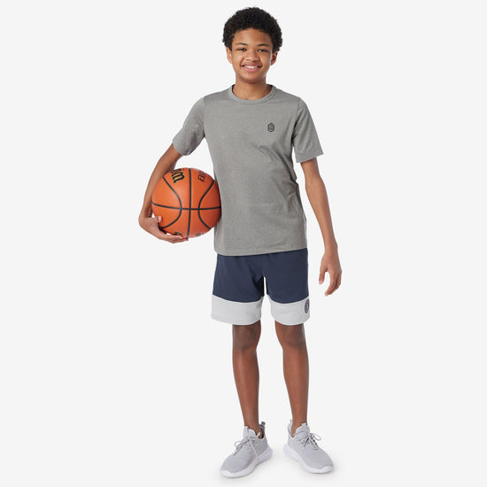 boys core tech tee Rustic Metal Heather MD