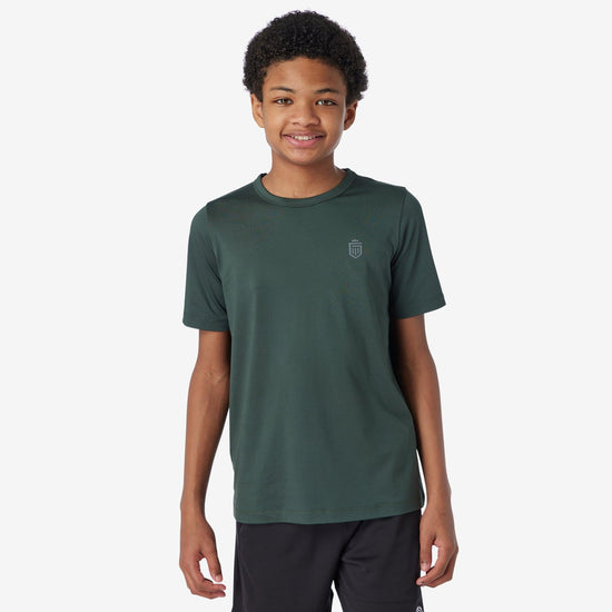 boys core tech tee Dark Pine SM