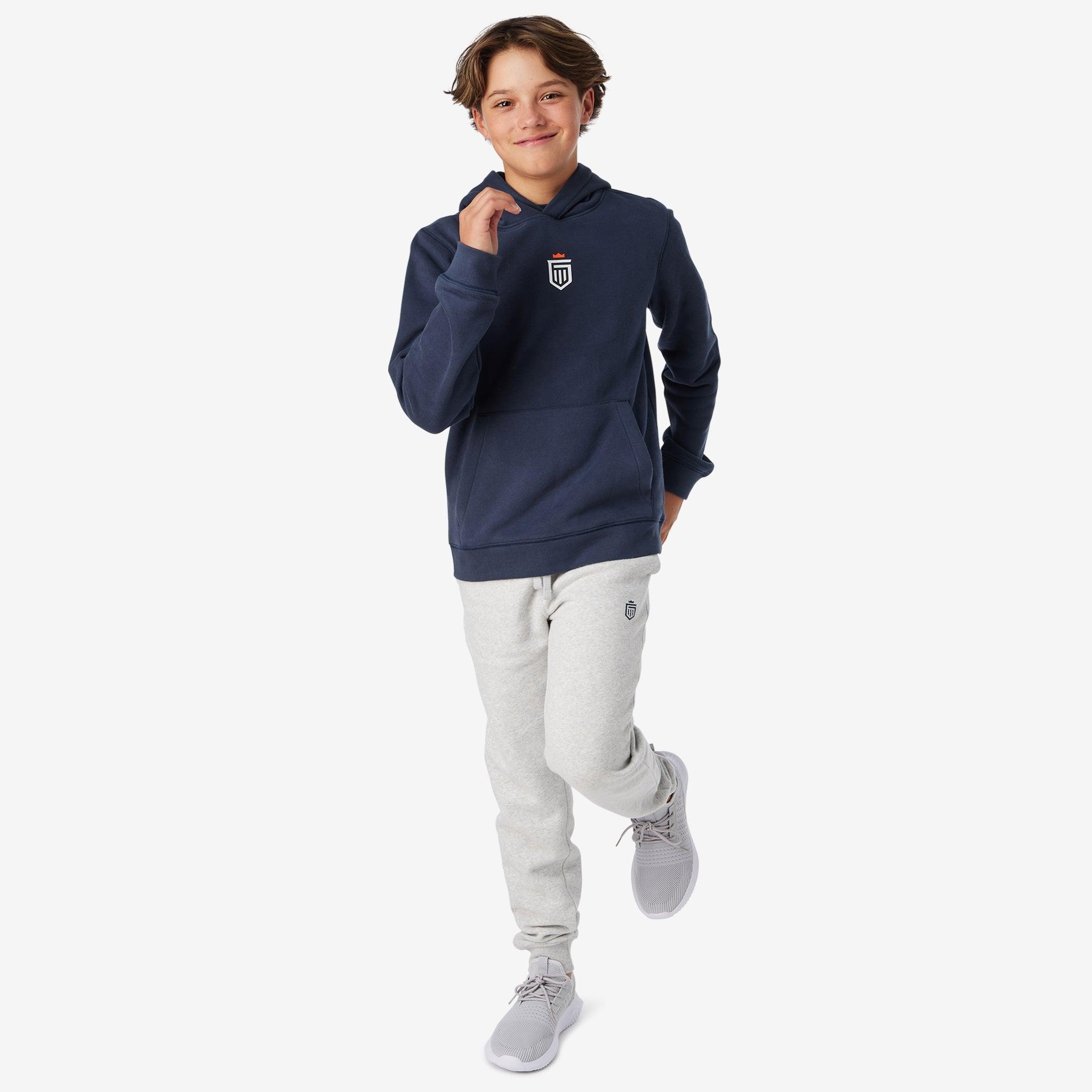 BOY S FLEECE HOODIE Navy Greatness Wins